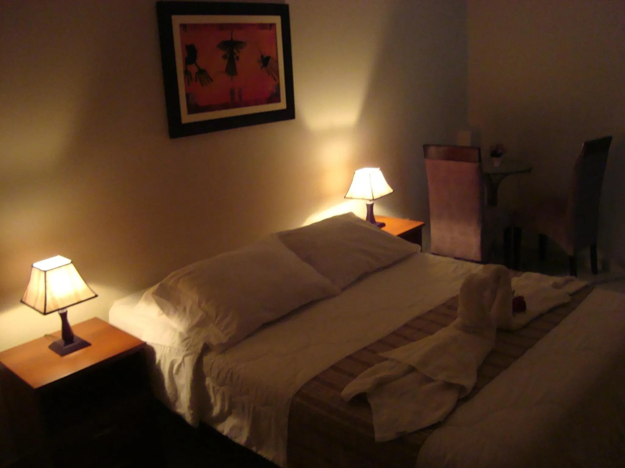 Bed in PiscoMar Peru