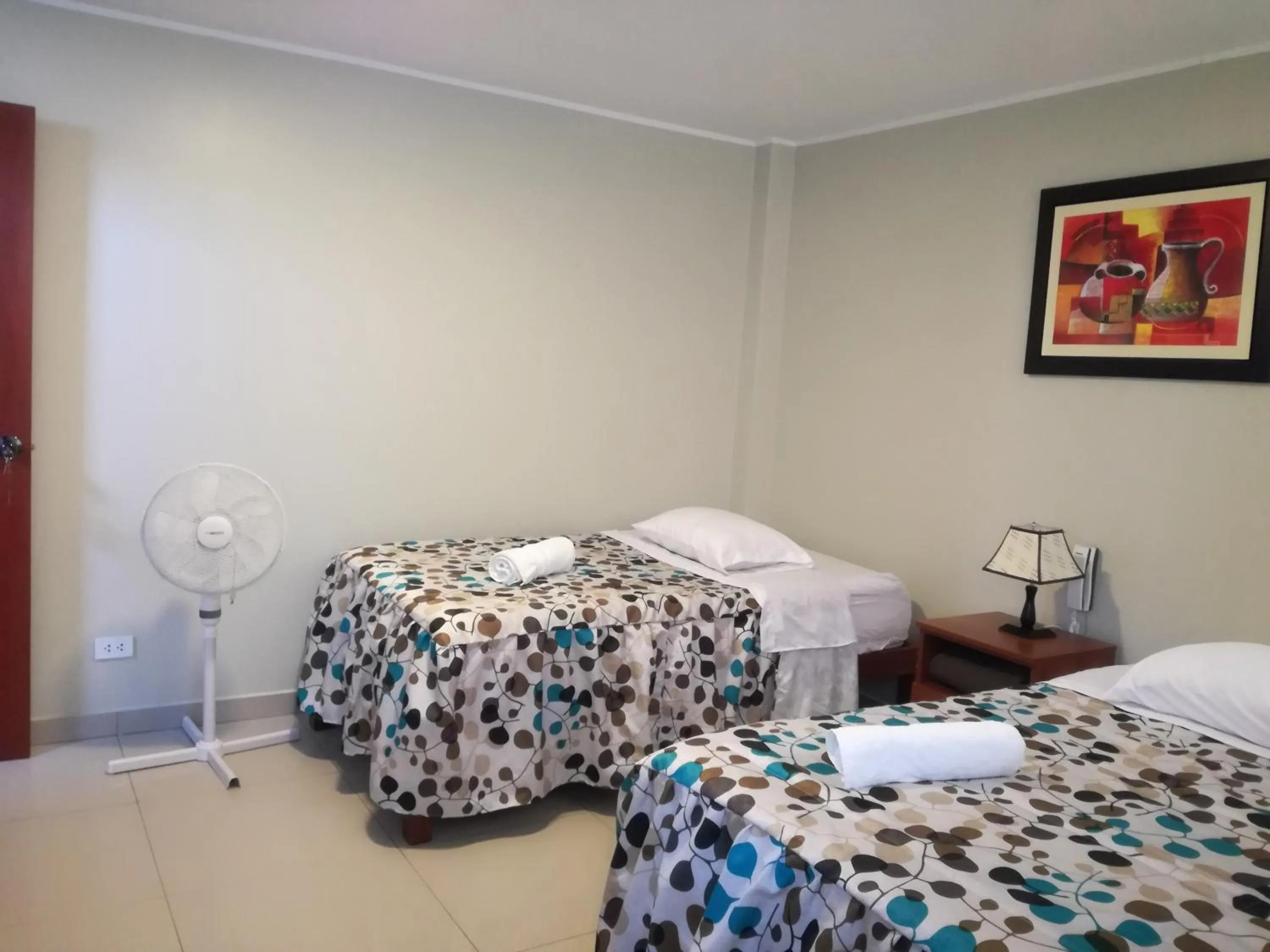 Shower, Bed in PiscoMar Peru