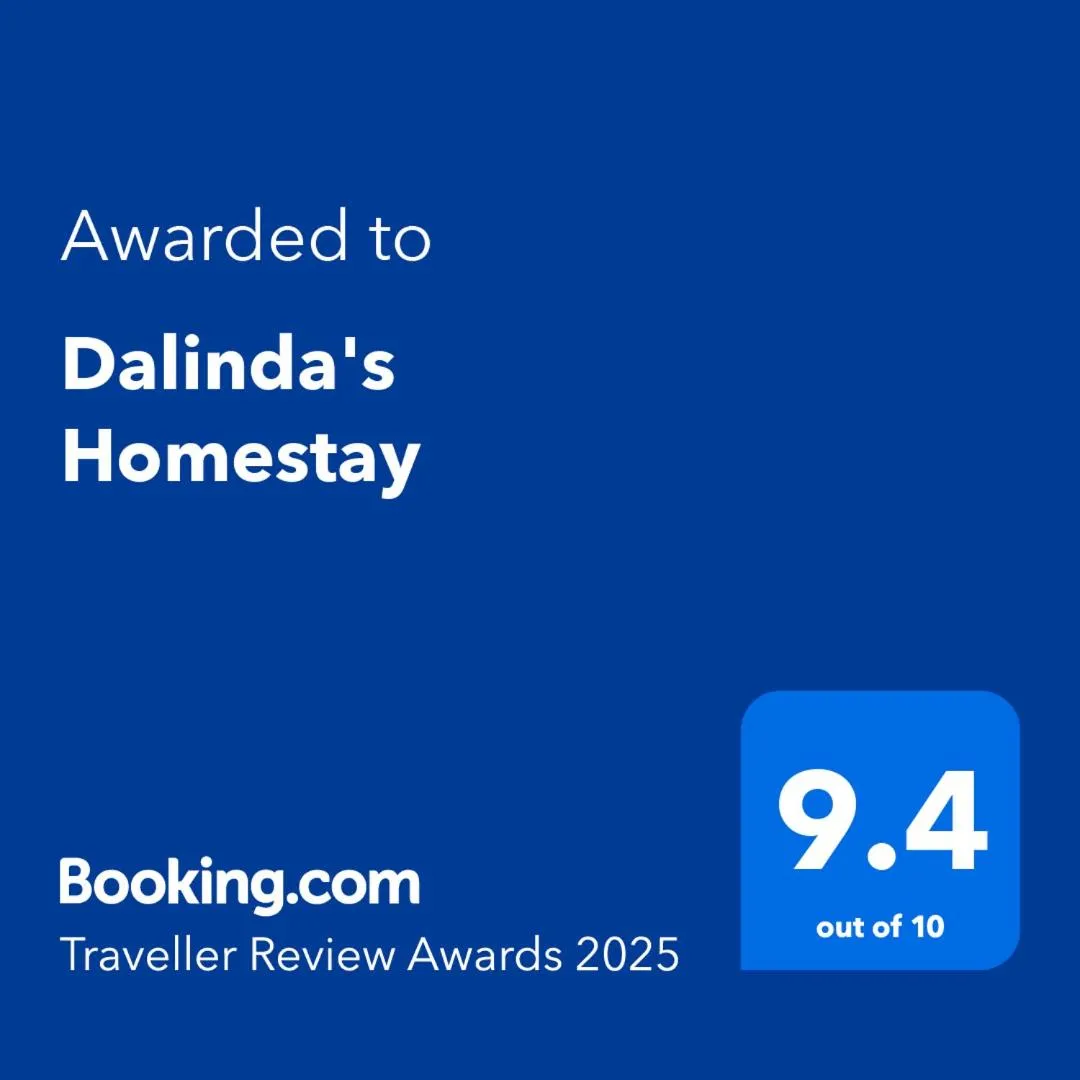 Certificate/Award in Dalinda's Homestay