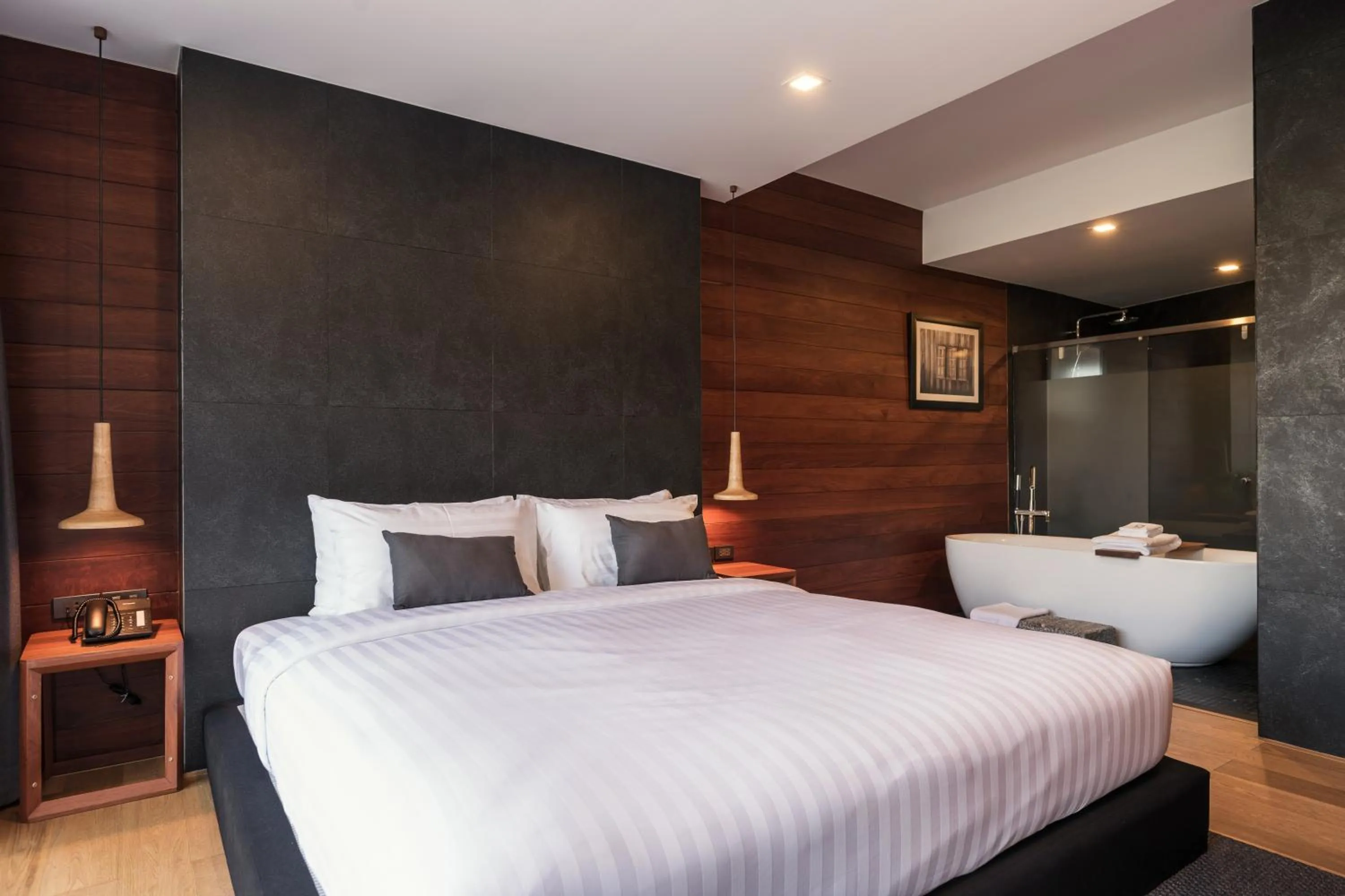 Bathroom, Bed in The Habita Hatyai