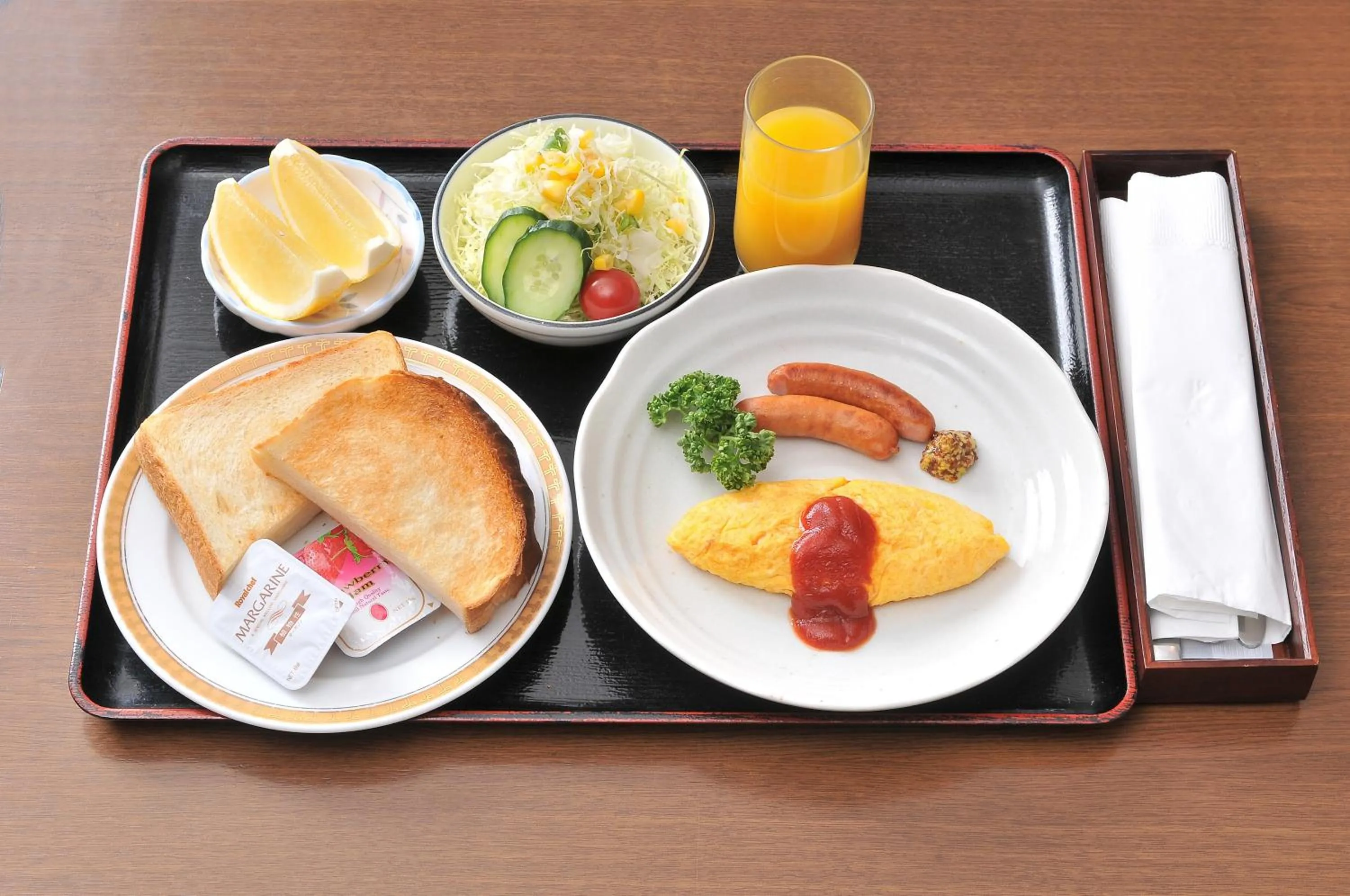 Food close-up in Yawatajuku Dai-ichi Hotel