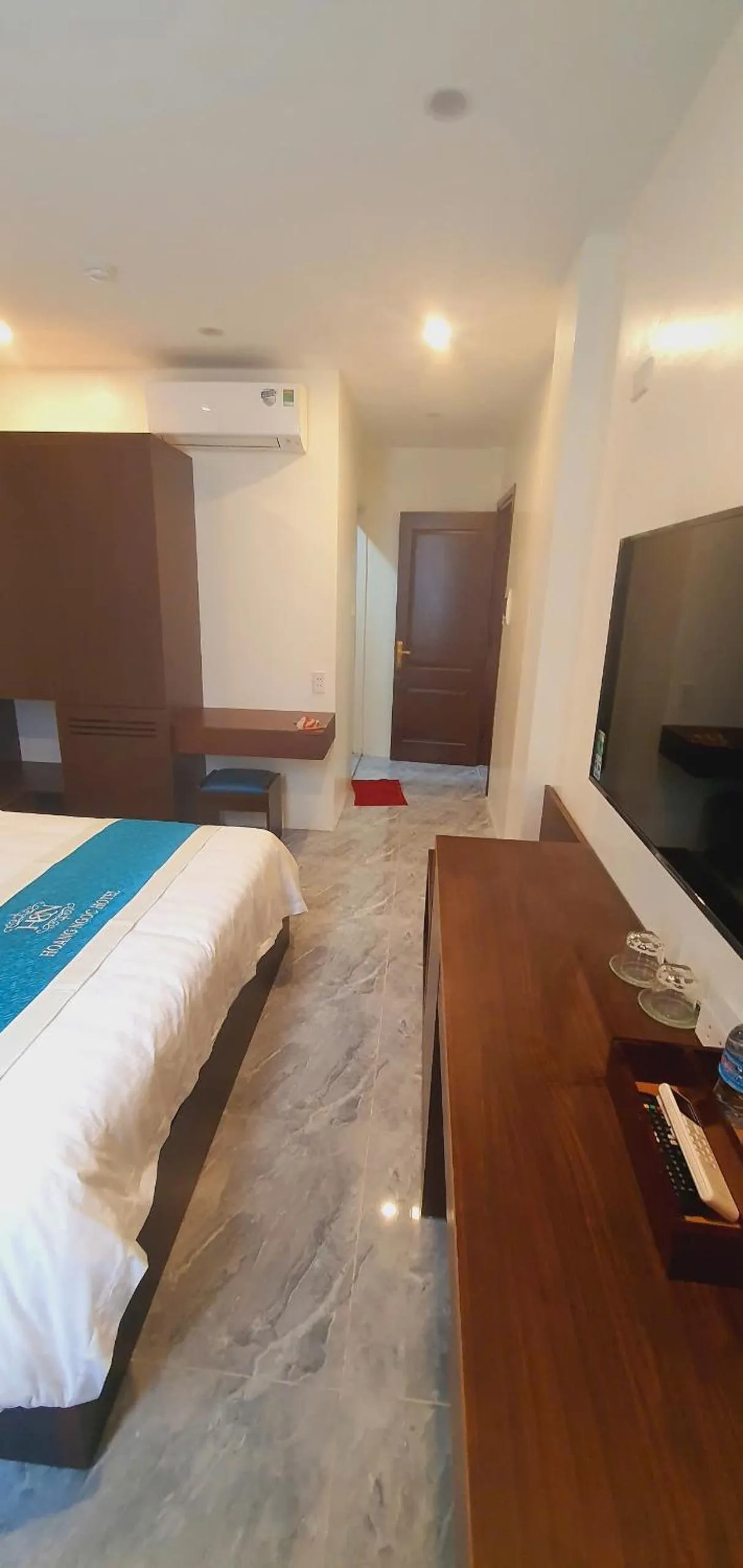 Bed in Hoang Ngoc Hotel