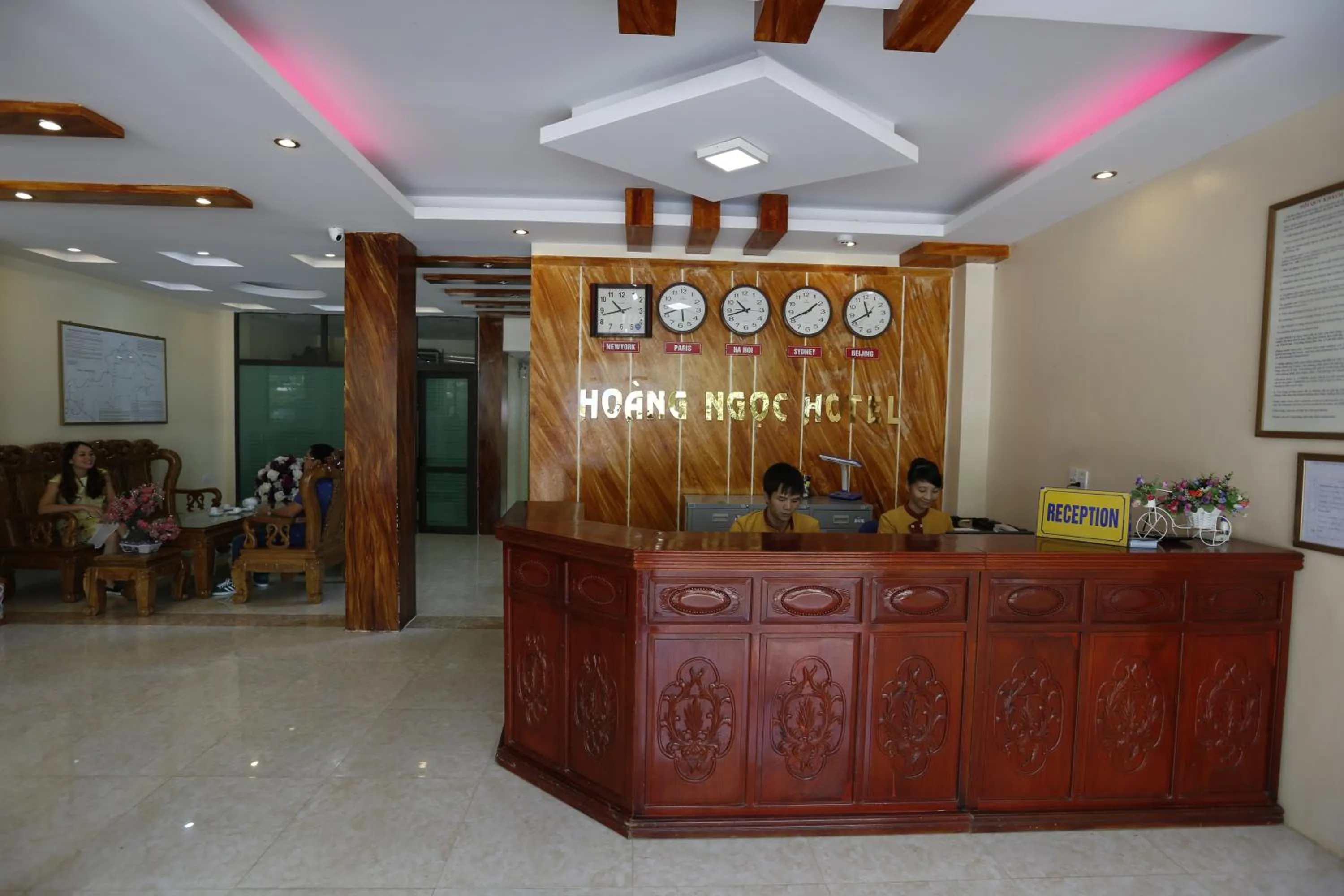 Property logo or sign in Hoang Ngoc Hotel