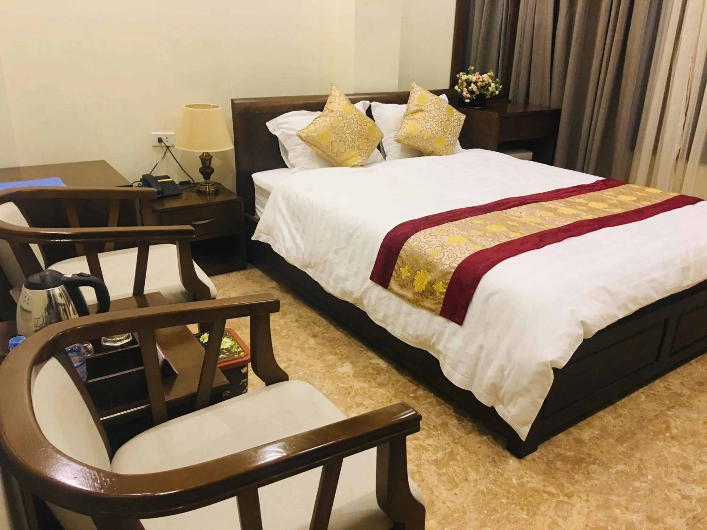 Bed in Hoang Ngoc Hotel