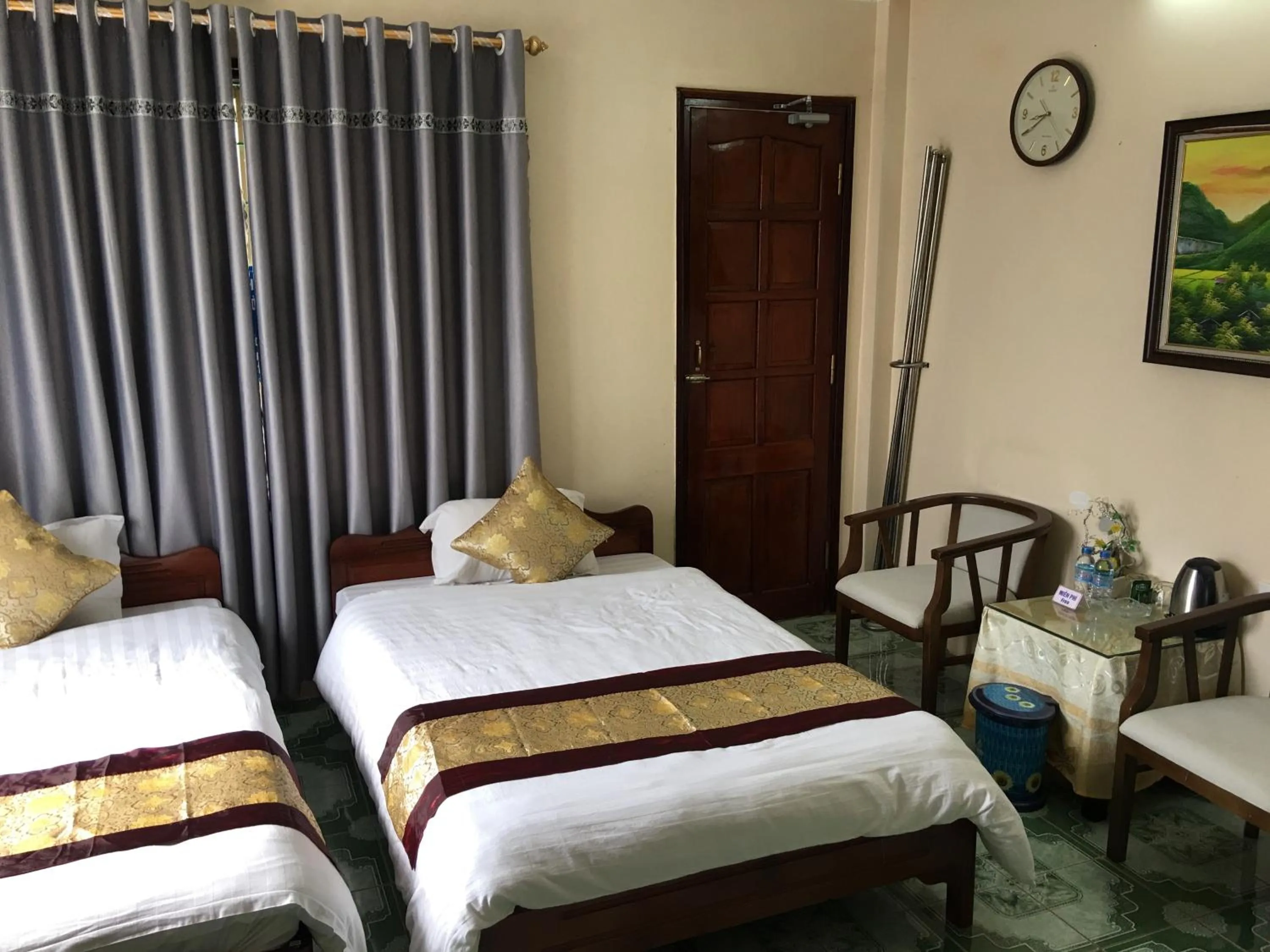 Bed in Hoang Ngoc Hotel