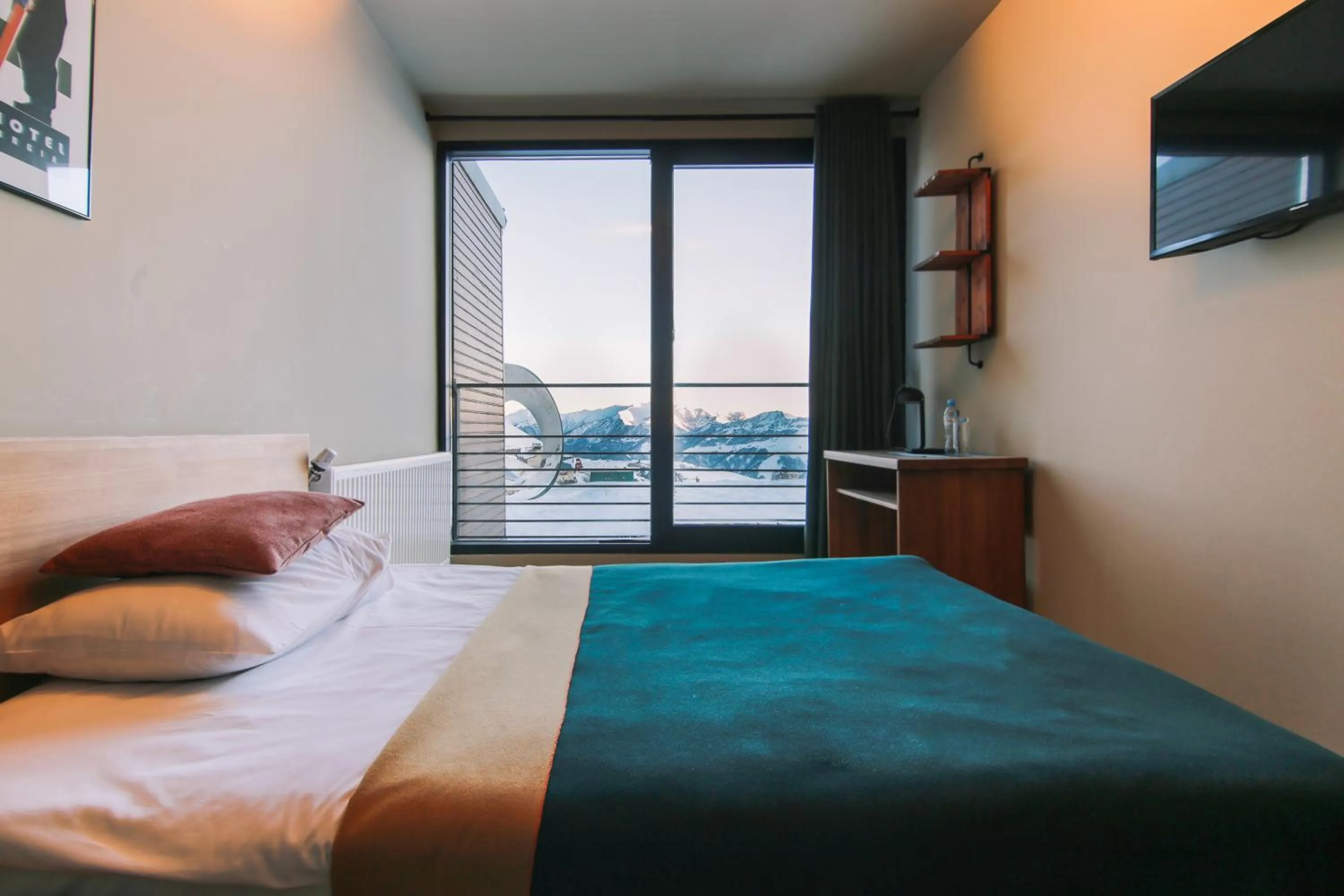 View (from property/room), Bed in Quadrum Hotel