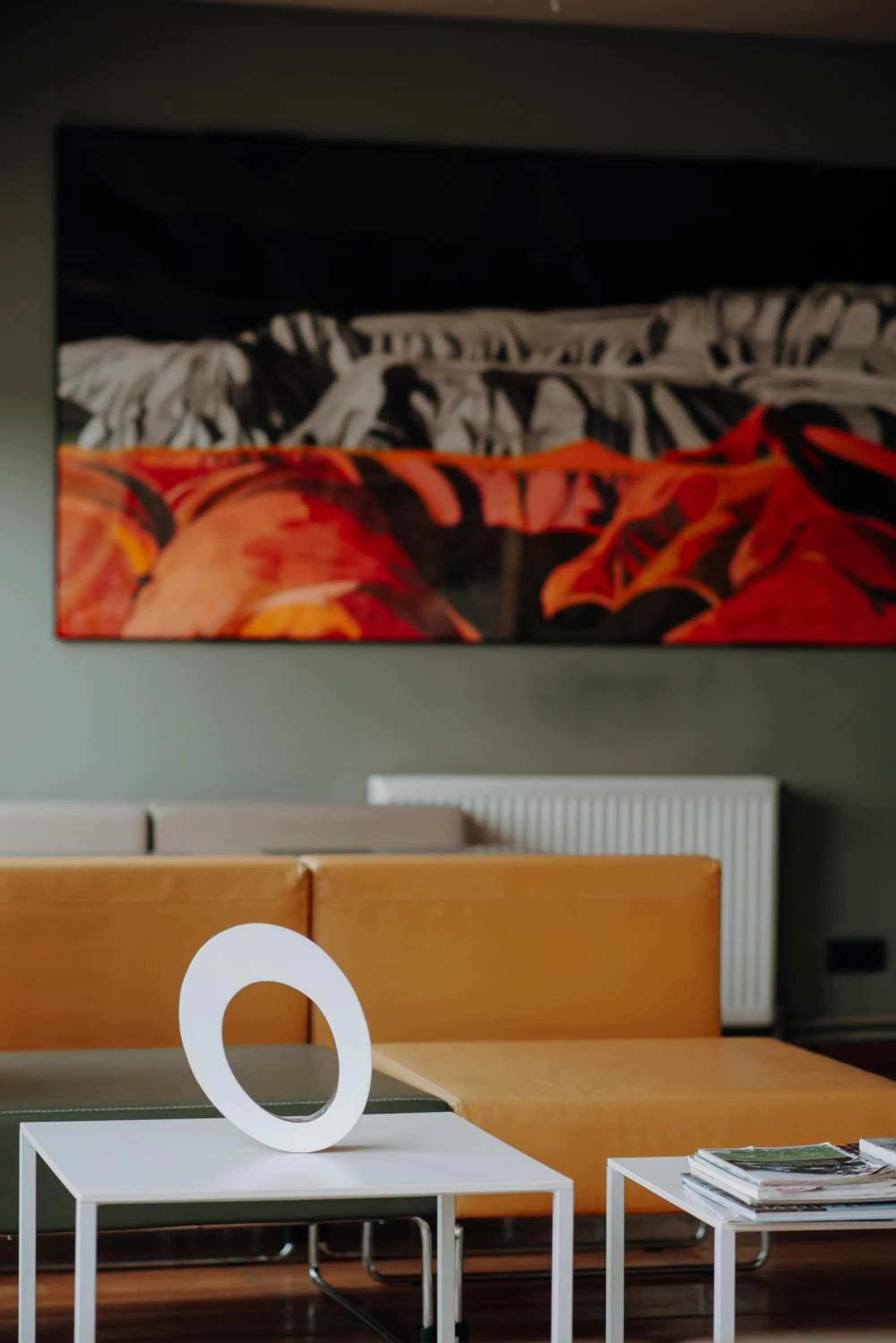 Decorative detail in Quadrum Hotel