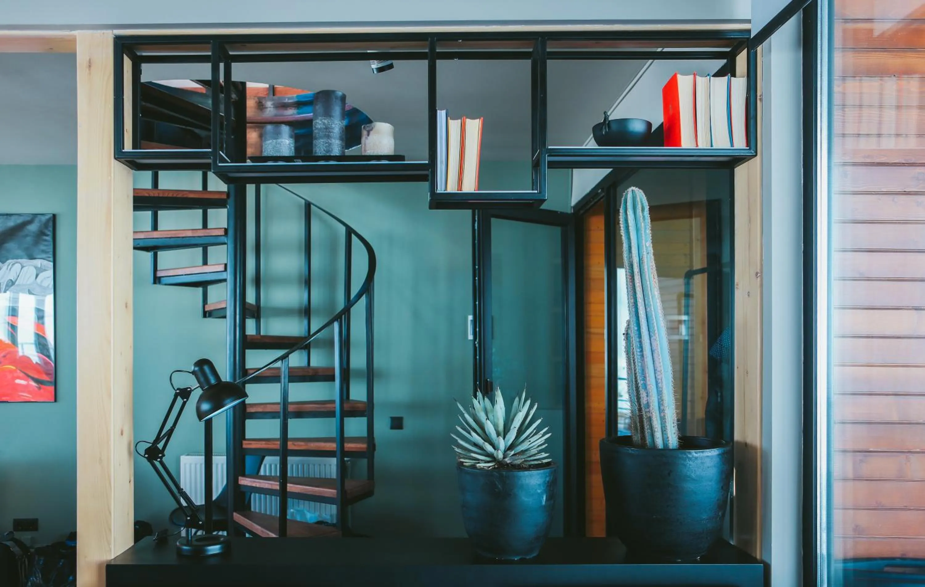 Decorative detail in Quadrum Hotel