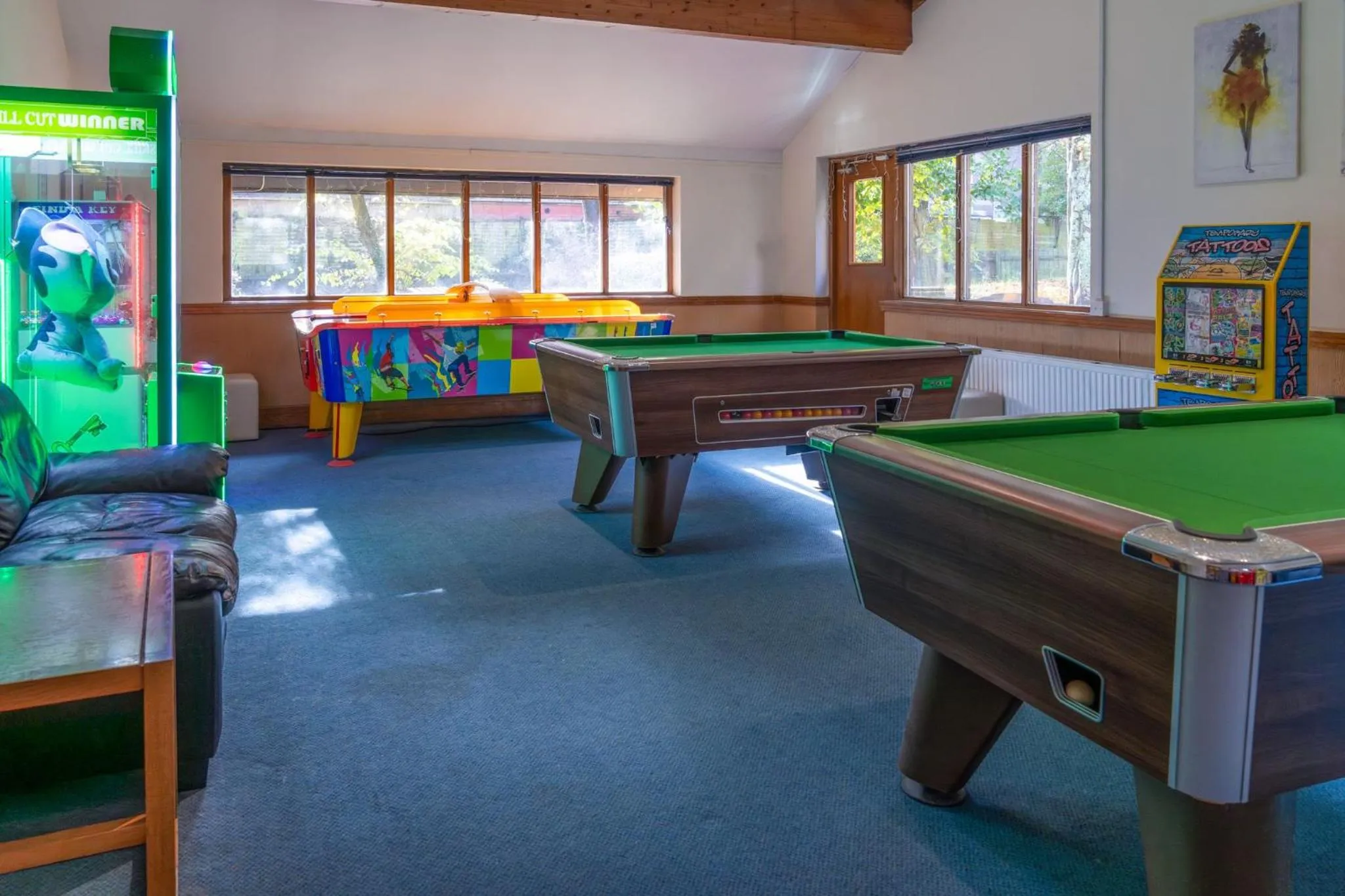 Game Room in Carrington House Hotel