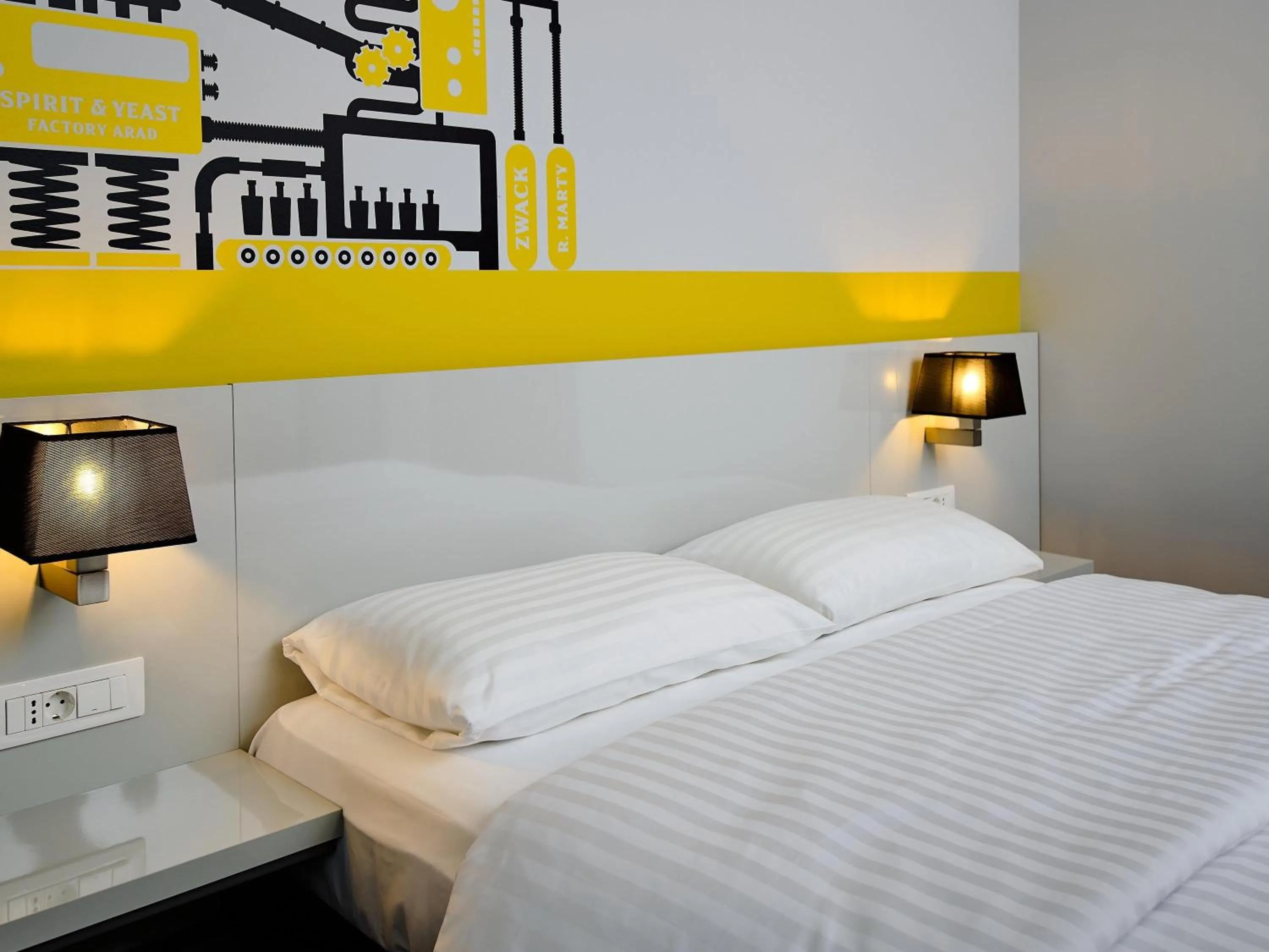 Bedroom, Bed in ibis Styles Arad