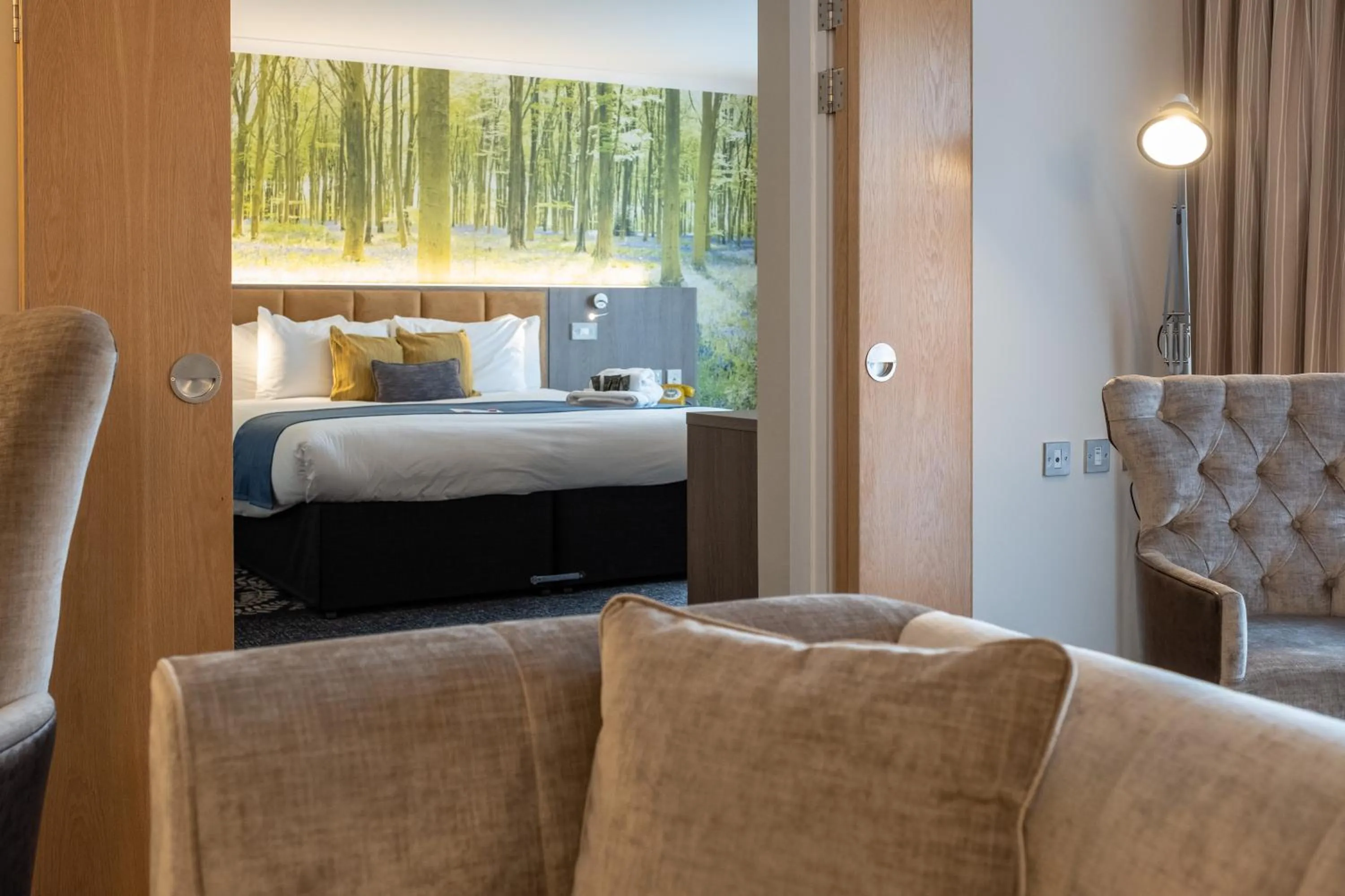 Bed in Burleigh Court Hotel and Leisure