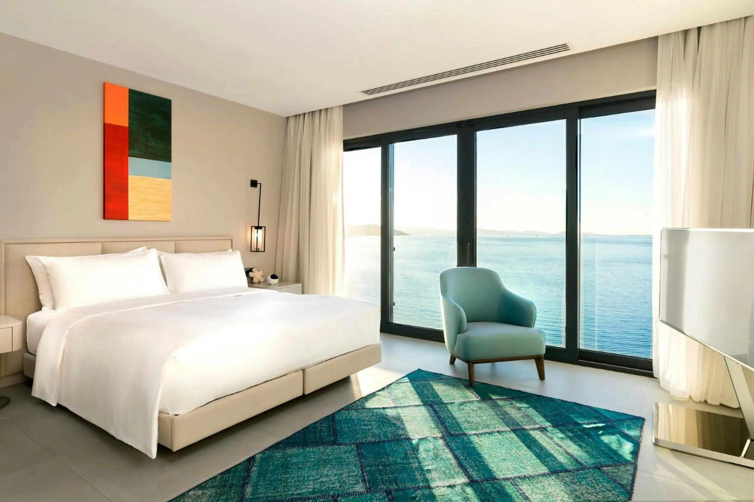 Photo of the whole room, Bed in Le Meridien Bodrum Beach Resort