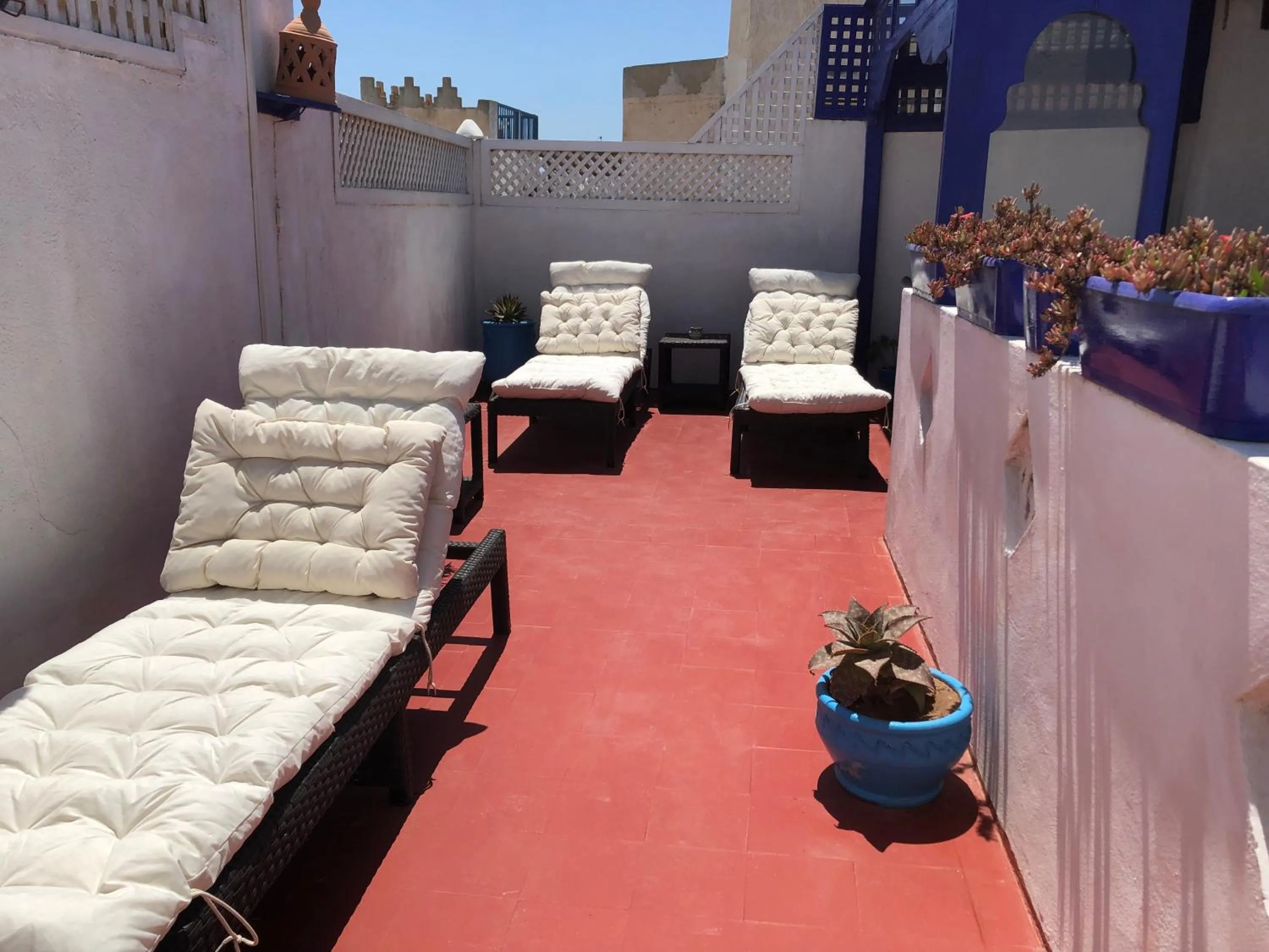 Balcony/Terrace in Riad Gloria