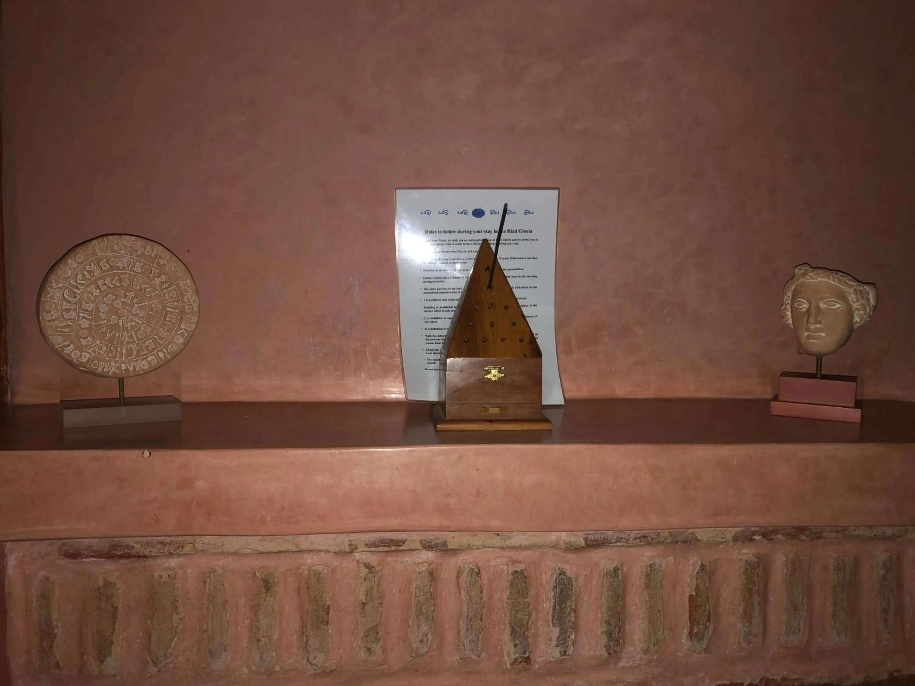 Decorative detail in Riad Gloria
