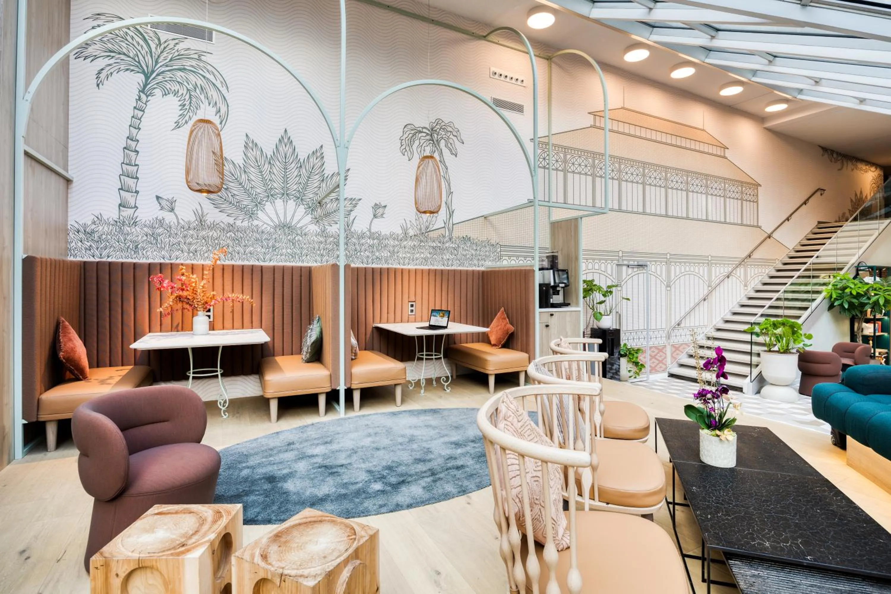 Seating area in Citadines Les Halles Paris