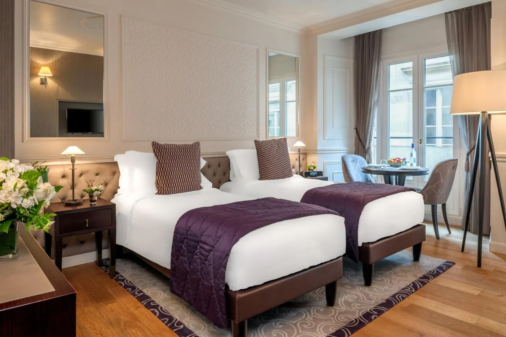 Bed in La Clef Louvre Paris by The Crest Collection