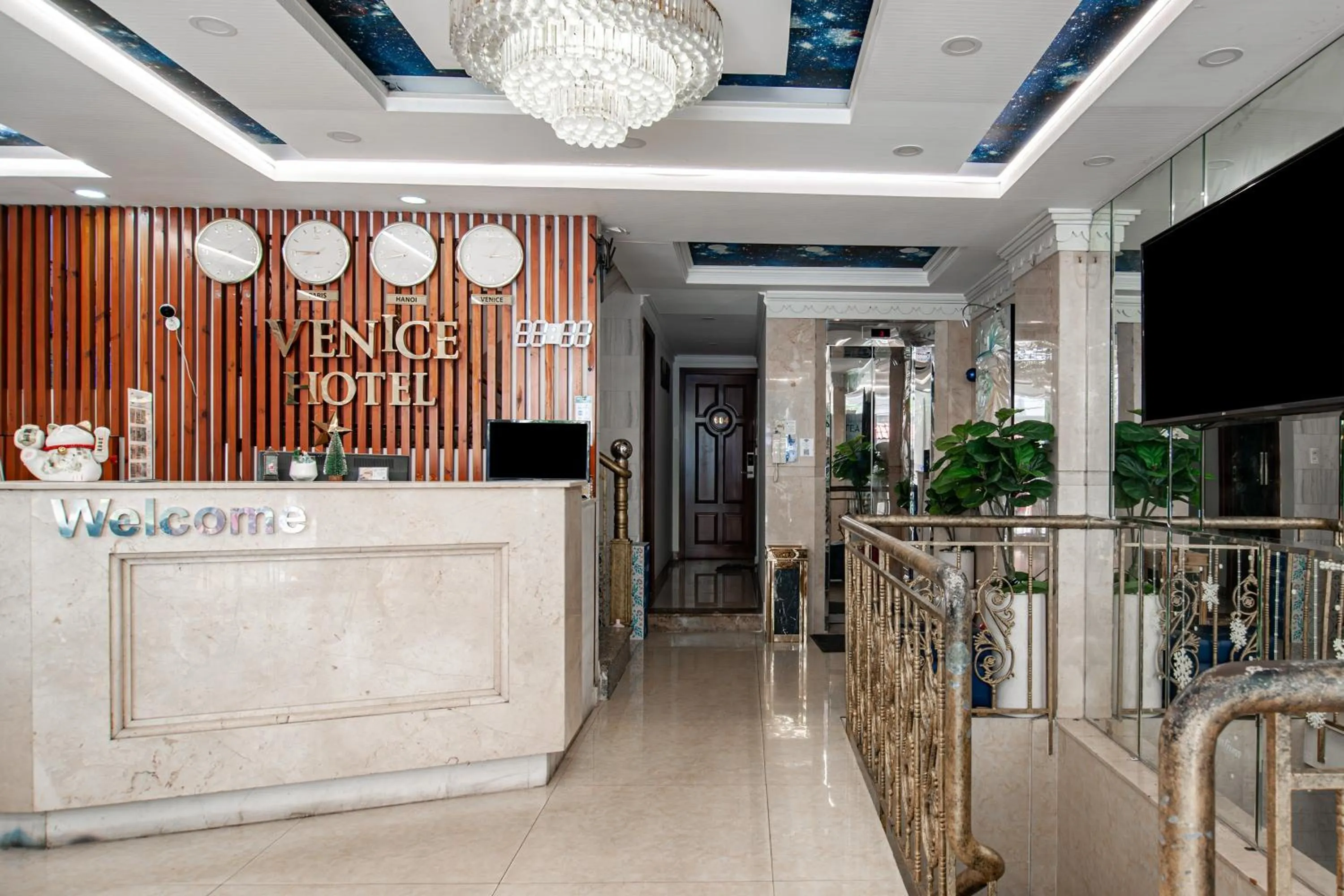 Lobby or reception in Venice Hotel