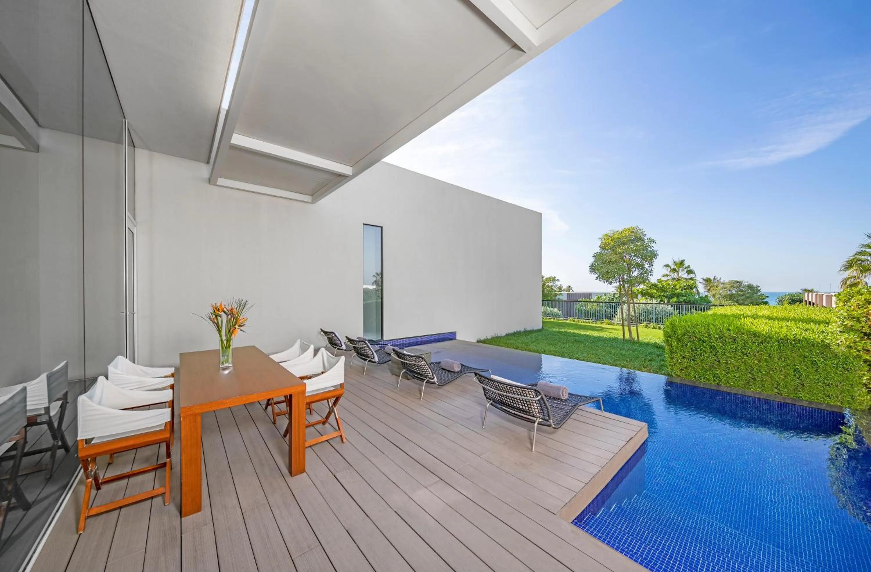 Patio in Al Zorah Beach Resort