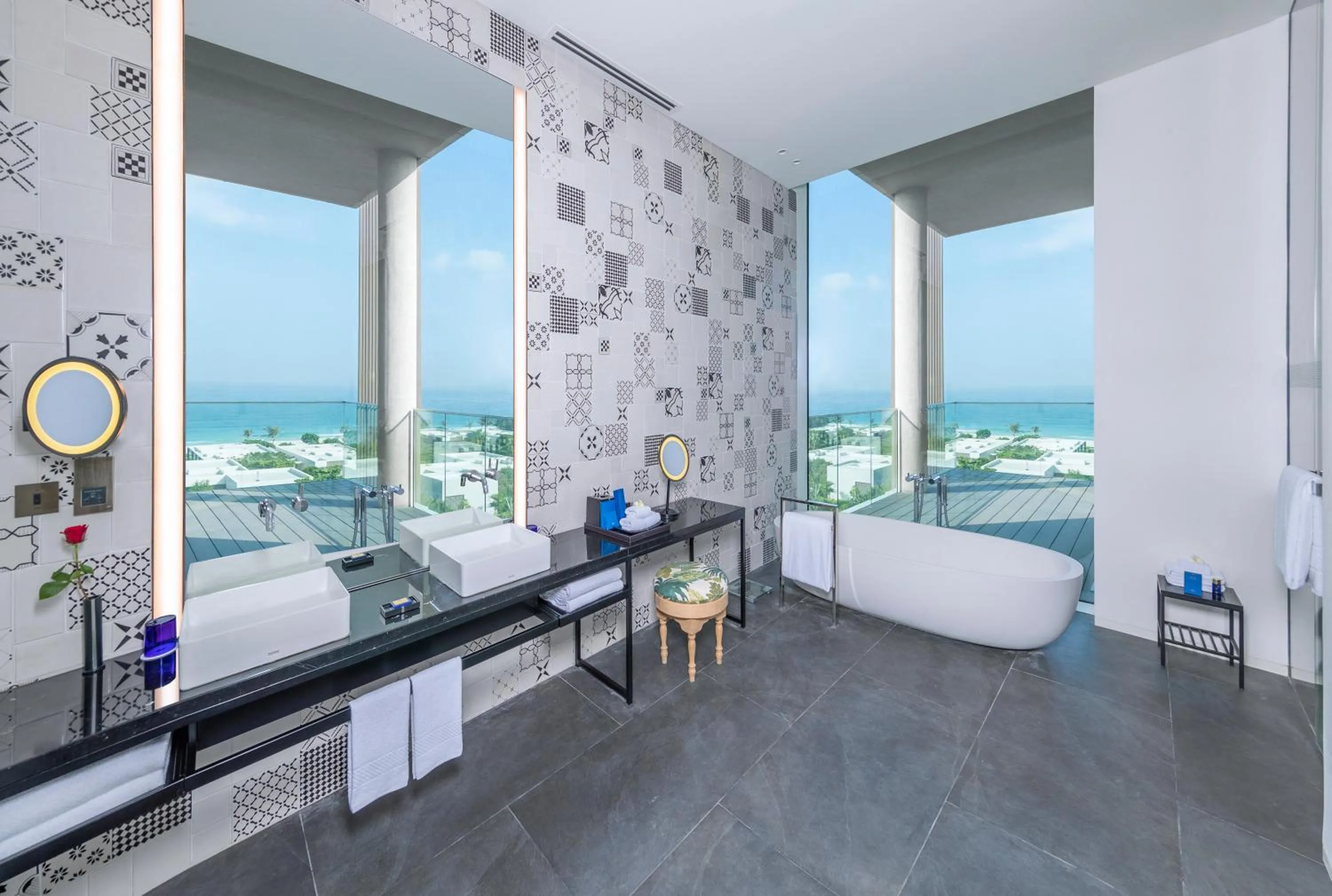 Bathroom in Al Zorah Beach Resort