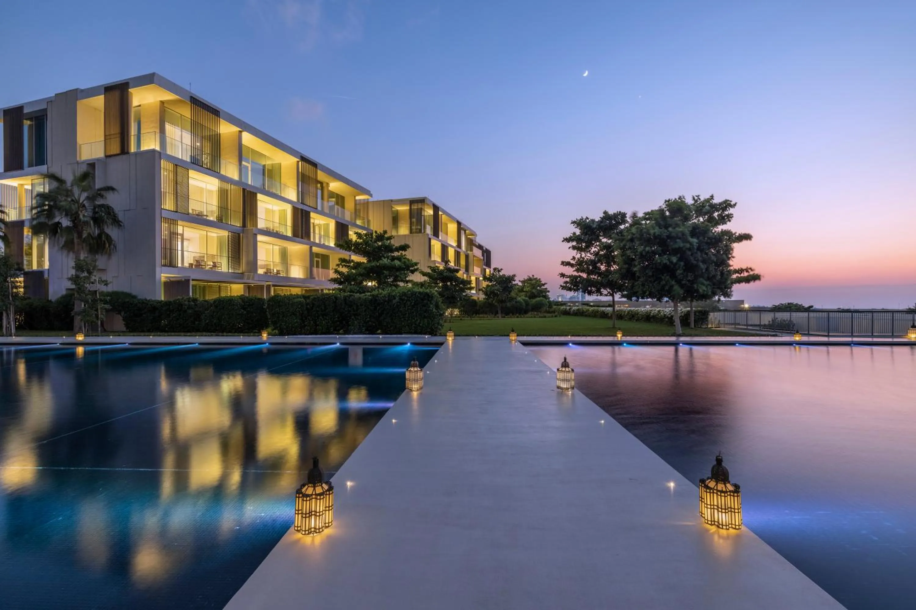 Property building in Al Zorah Beach Resort