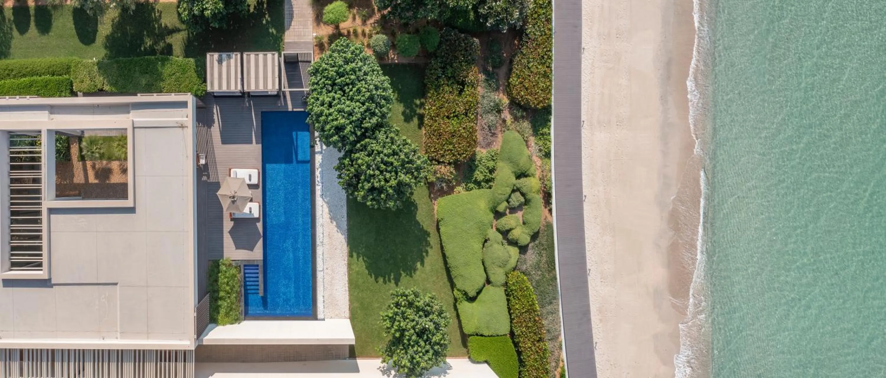 Bird's eye view in Al Zorah Beach Resort