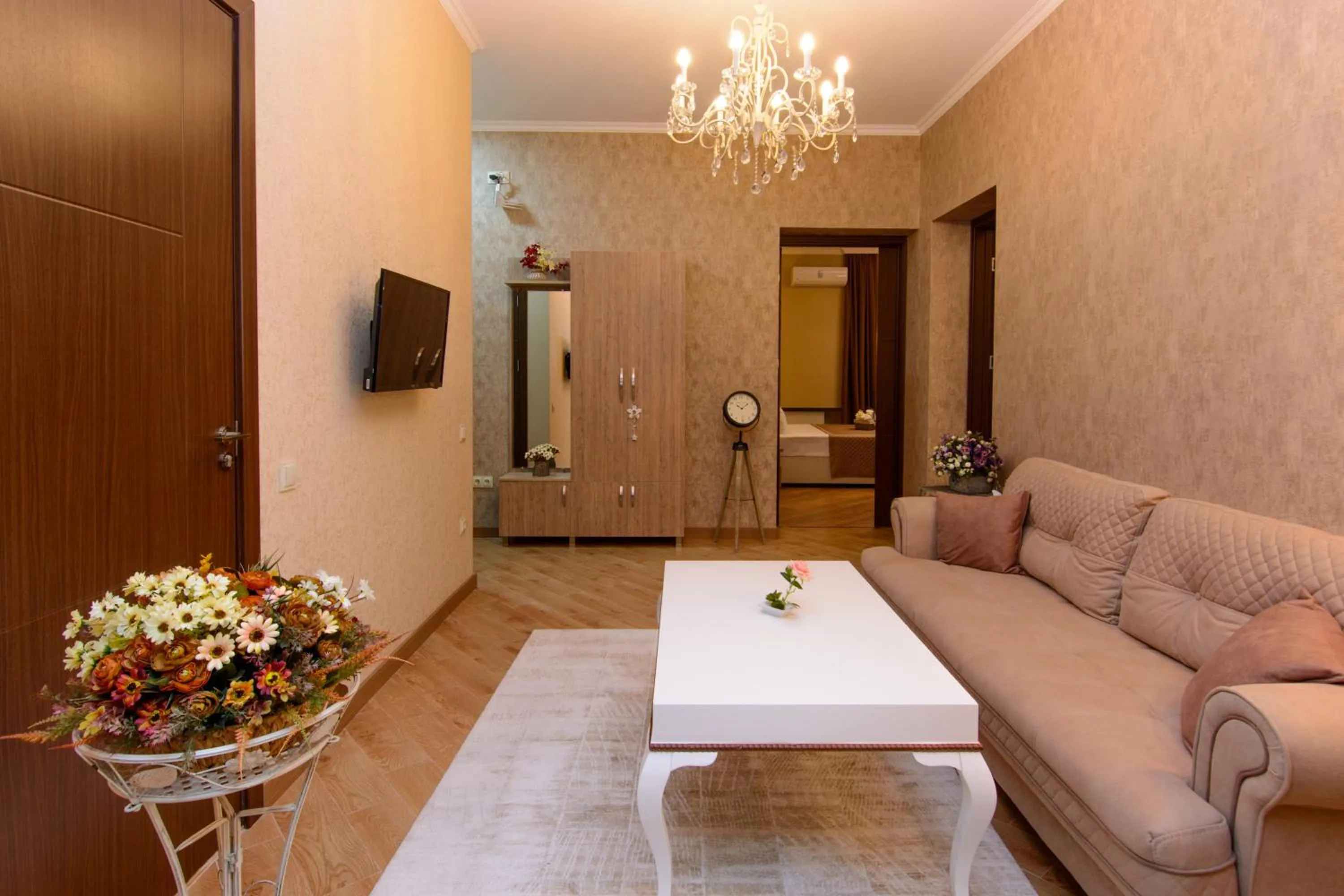 Living room in Dat Exx Apartments on Marjanishvili