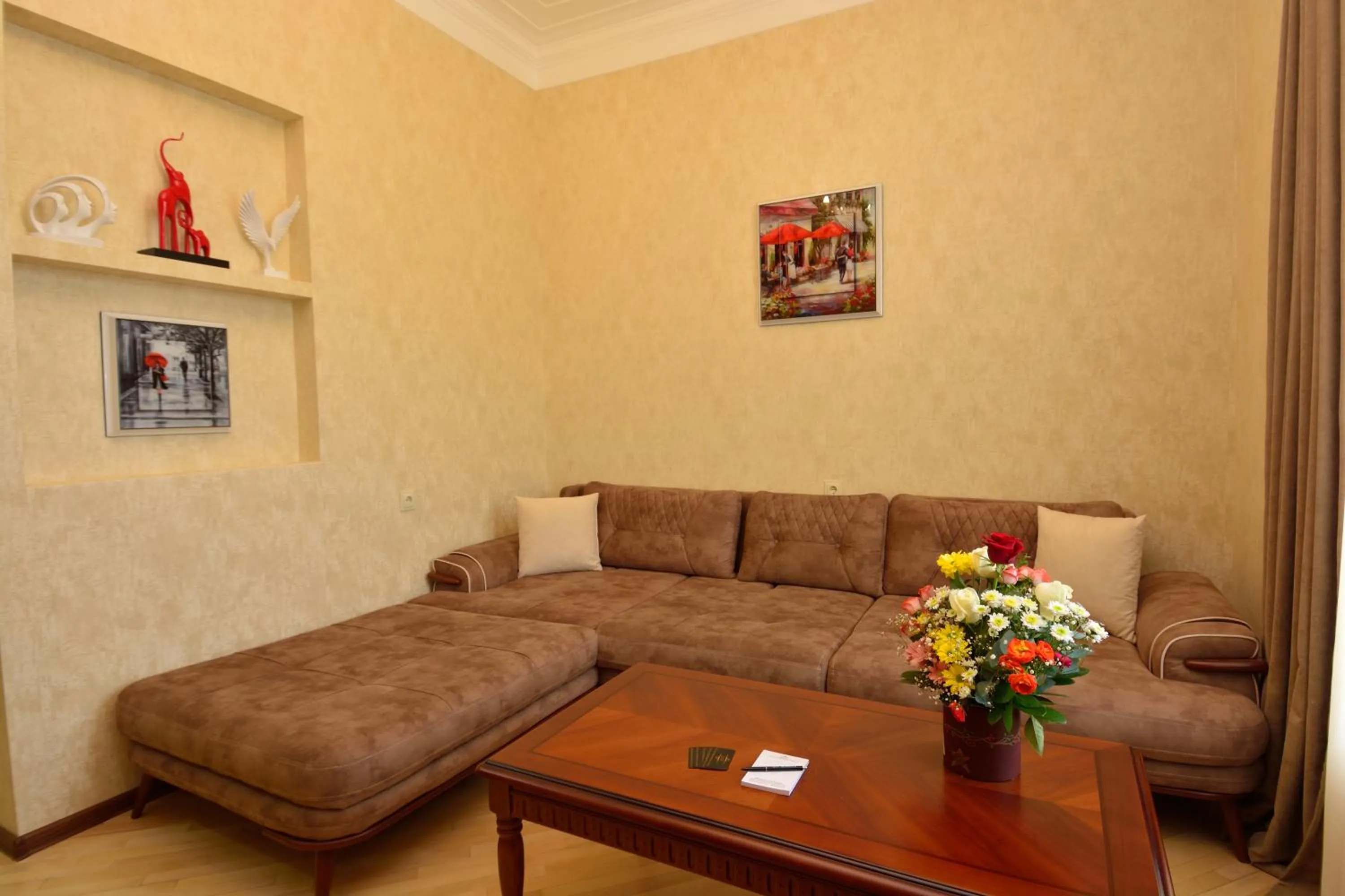 Living room in Dat Exx Apartments on Marjanishvili