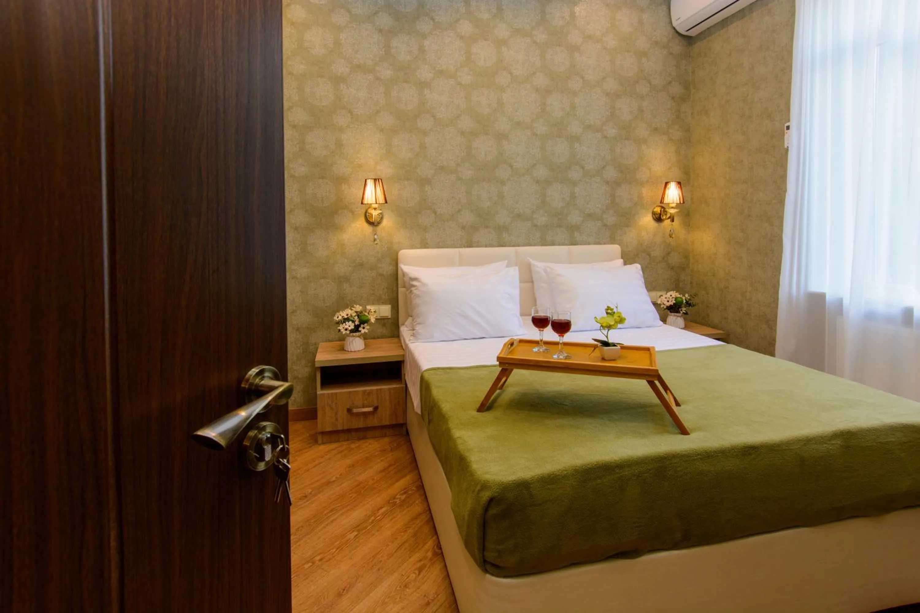 Bedroom, Bed in Dat Exx Apartments on Marjanishvili