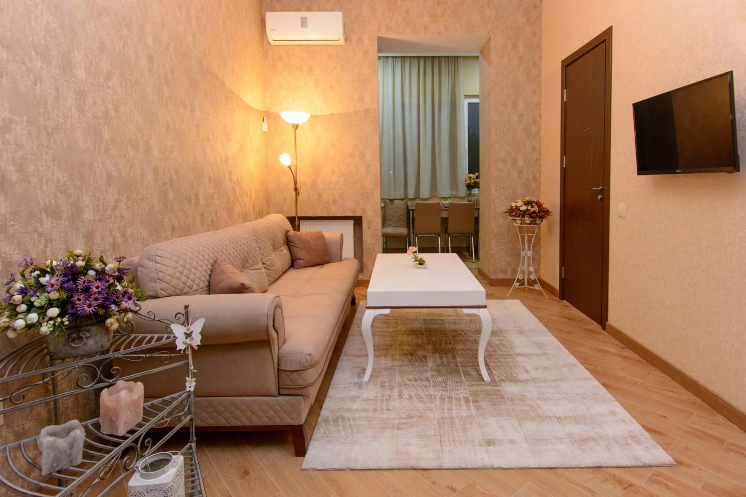 Living room in Dat Exx Apartments on Marjanishvili