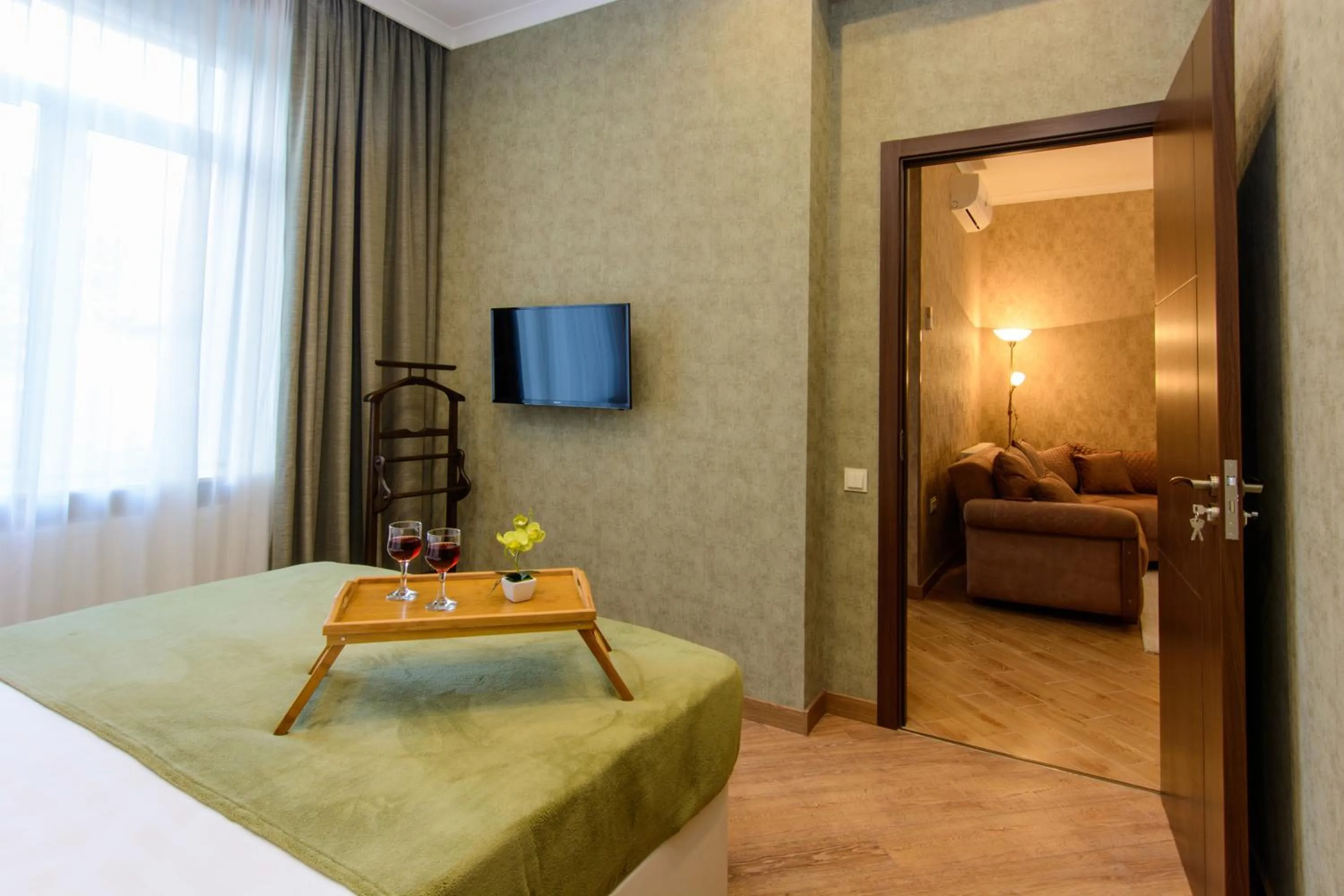 Photo of the whole room, Bed in Dat Exx Apartments on Marjanishvili