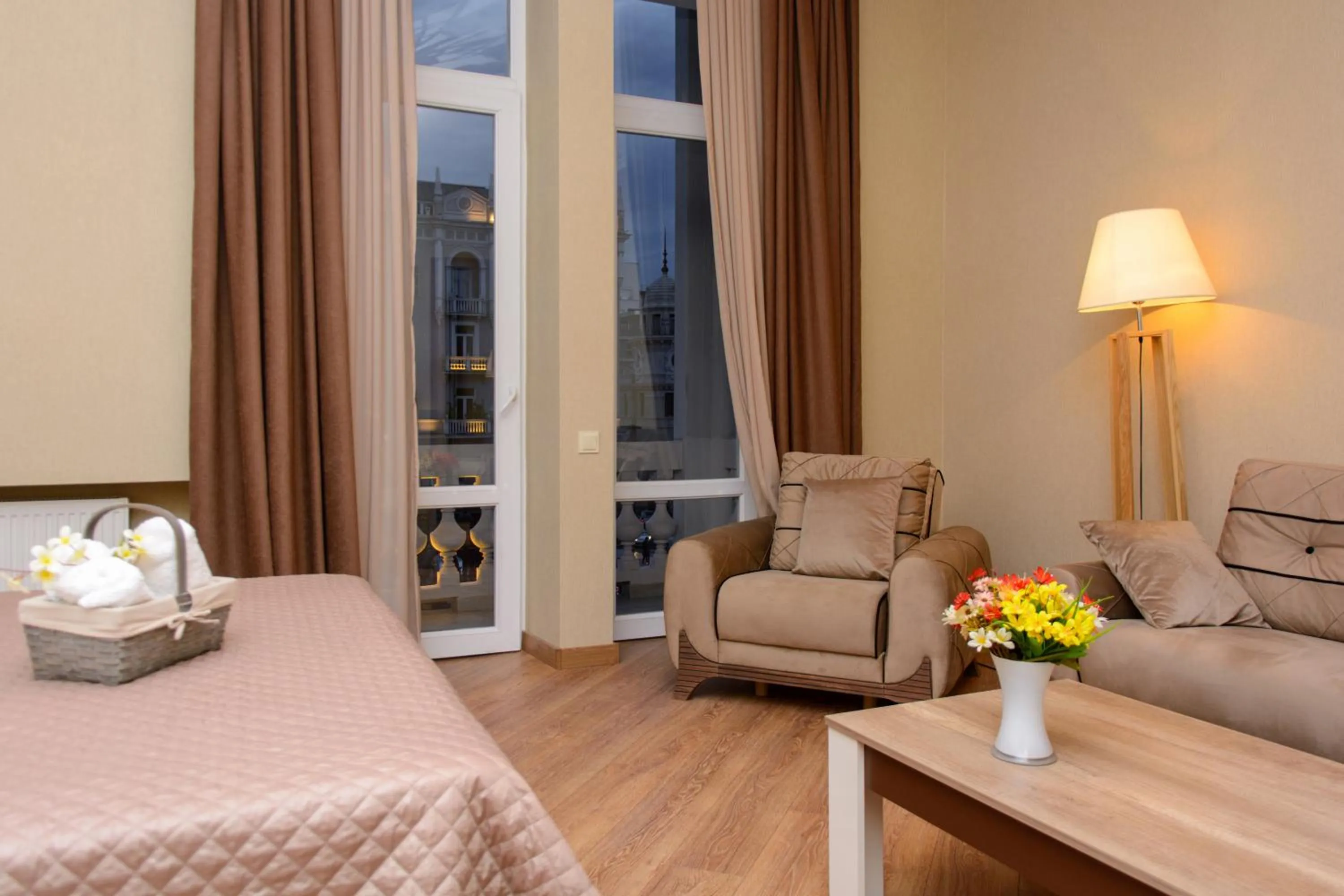 Photo of the whole room, Bed in Dat Exx Apartments on Marjanishvili