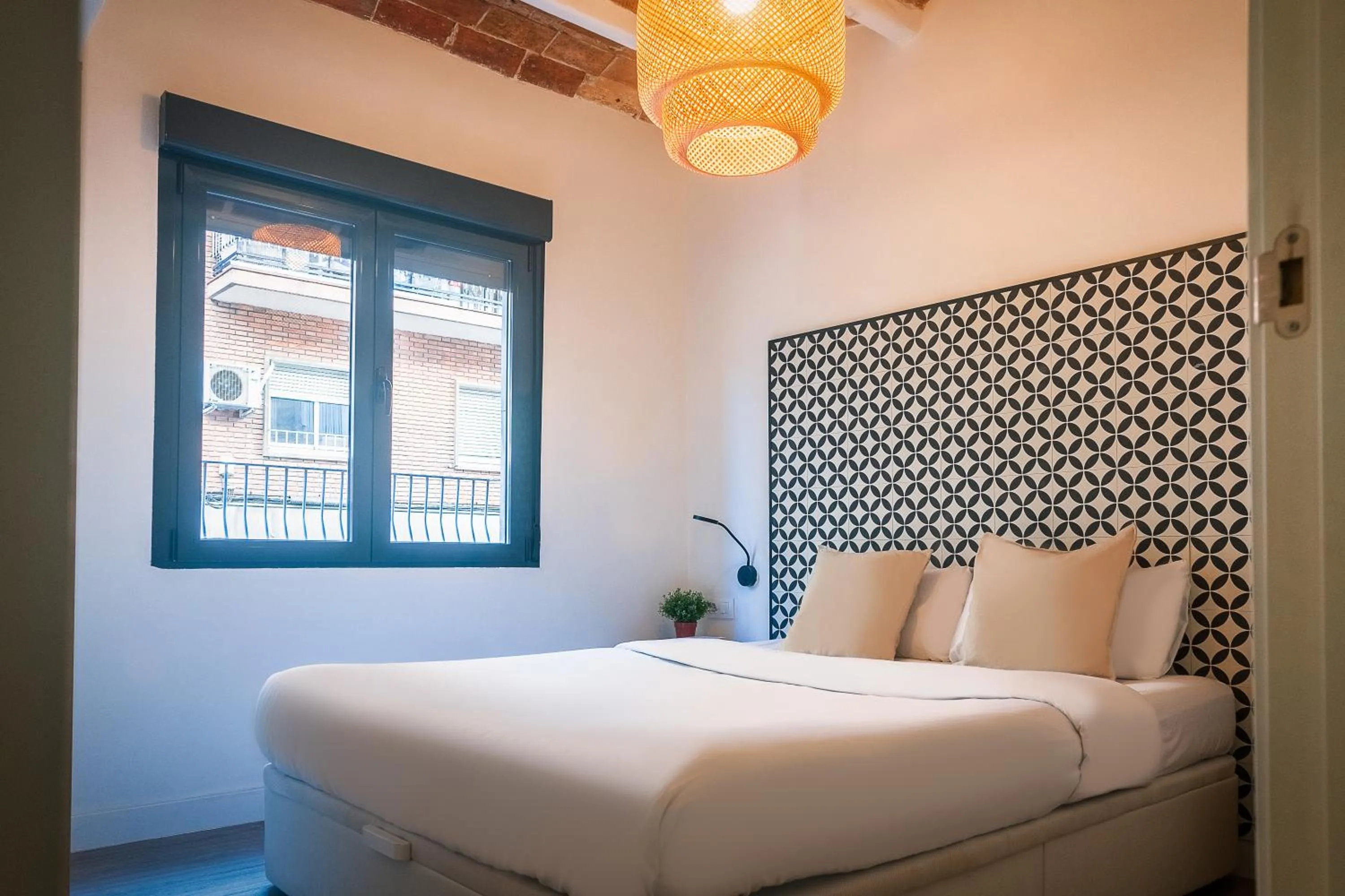 Bedroom, Bed in Modern Catalan Apartments by Olala Homes