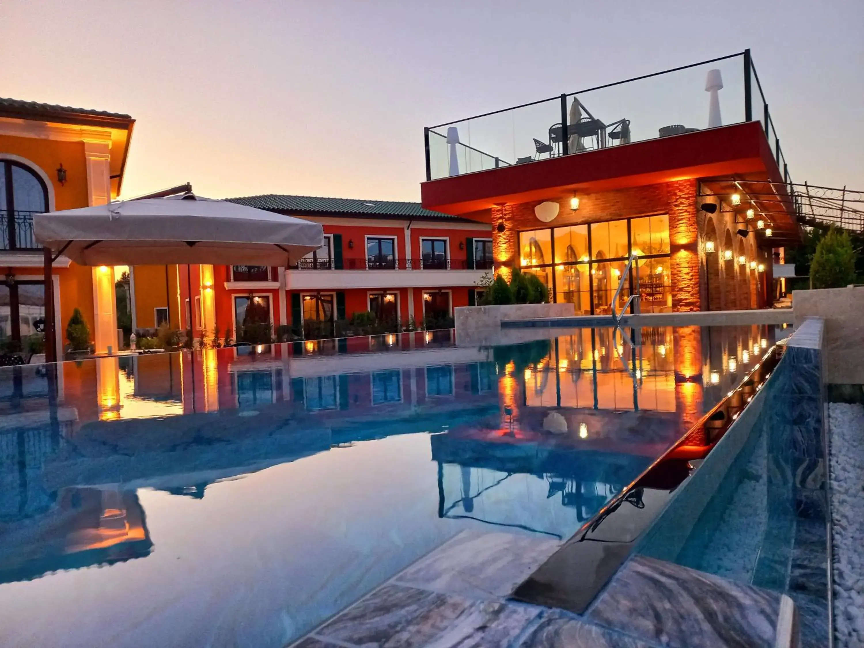 Villa Premiere VIP with individual pool (4 adults + 1 children) in ECO Therma Village - Mineral Pool & SPA & All Inclusive Villa Premiere VIP with individual pool (4 adults + 1 children) in ECO Therma Village - Mineral Pool & SPA & All Inclusive