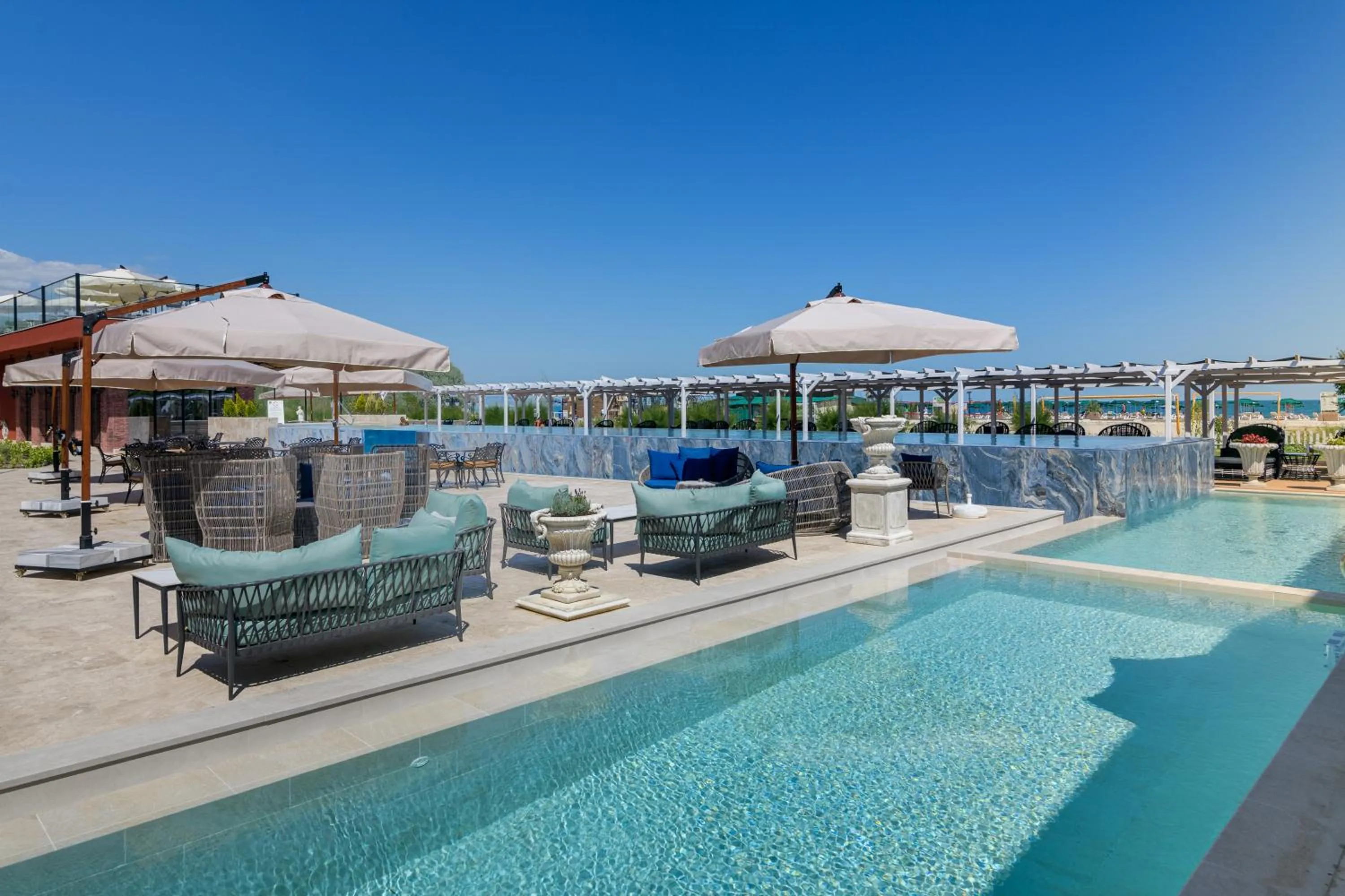 Pool view in ECO Therma Village - Mineral Pool & SPA & All Inclusive