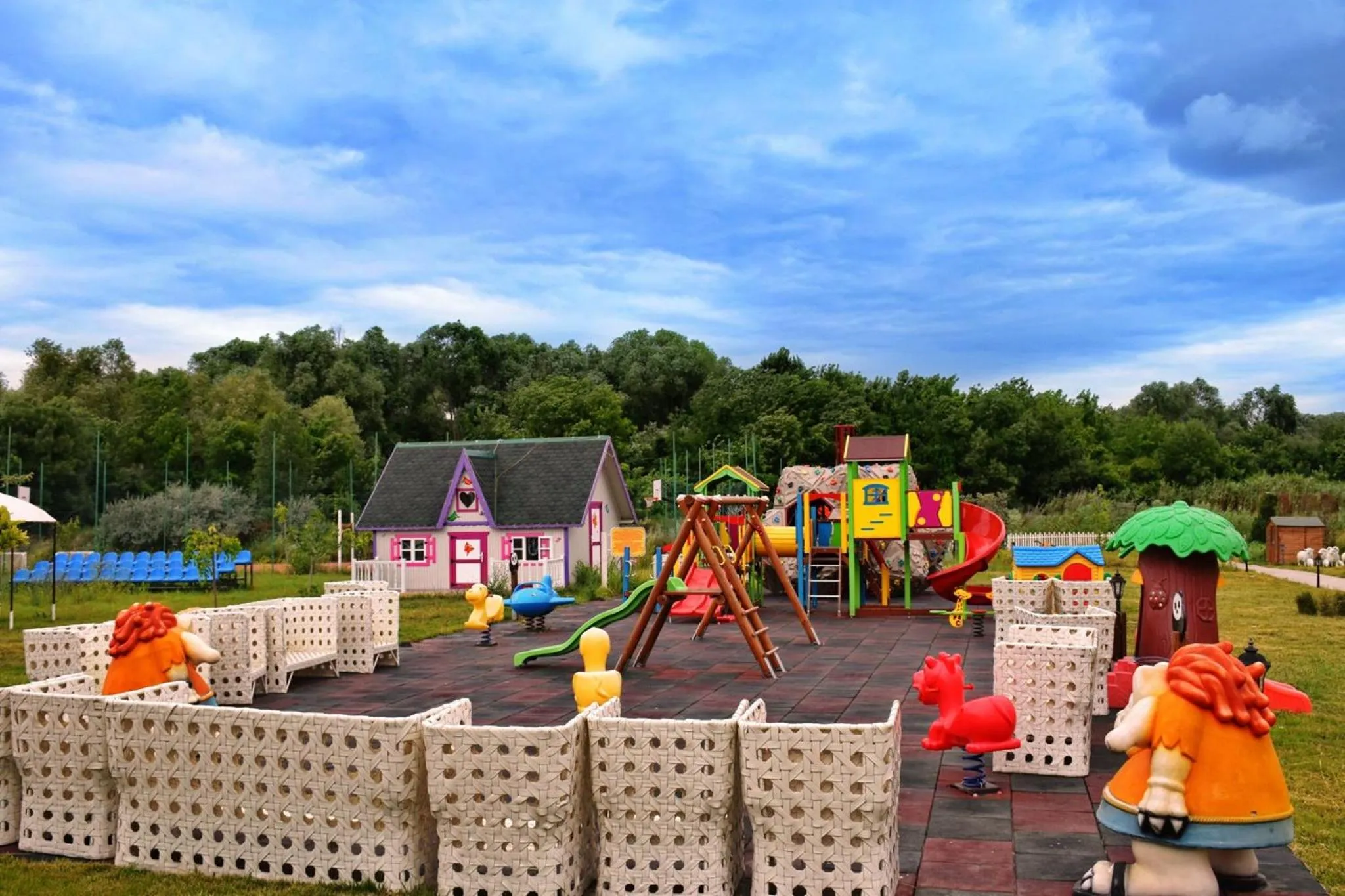 Children play ground in ECO Therma Village - Mineral Pool & SPA & All Inclusive