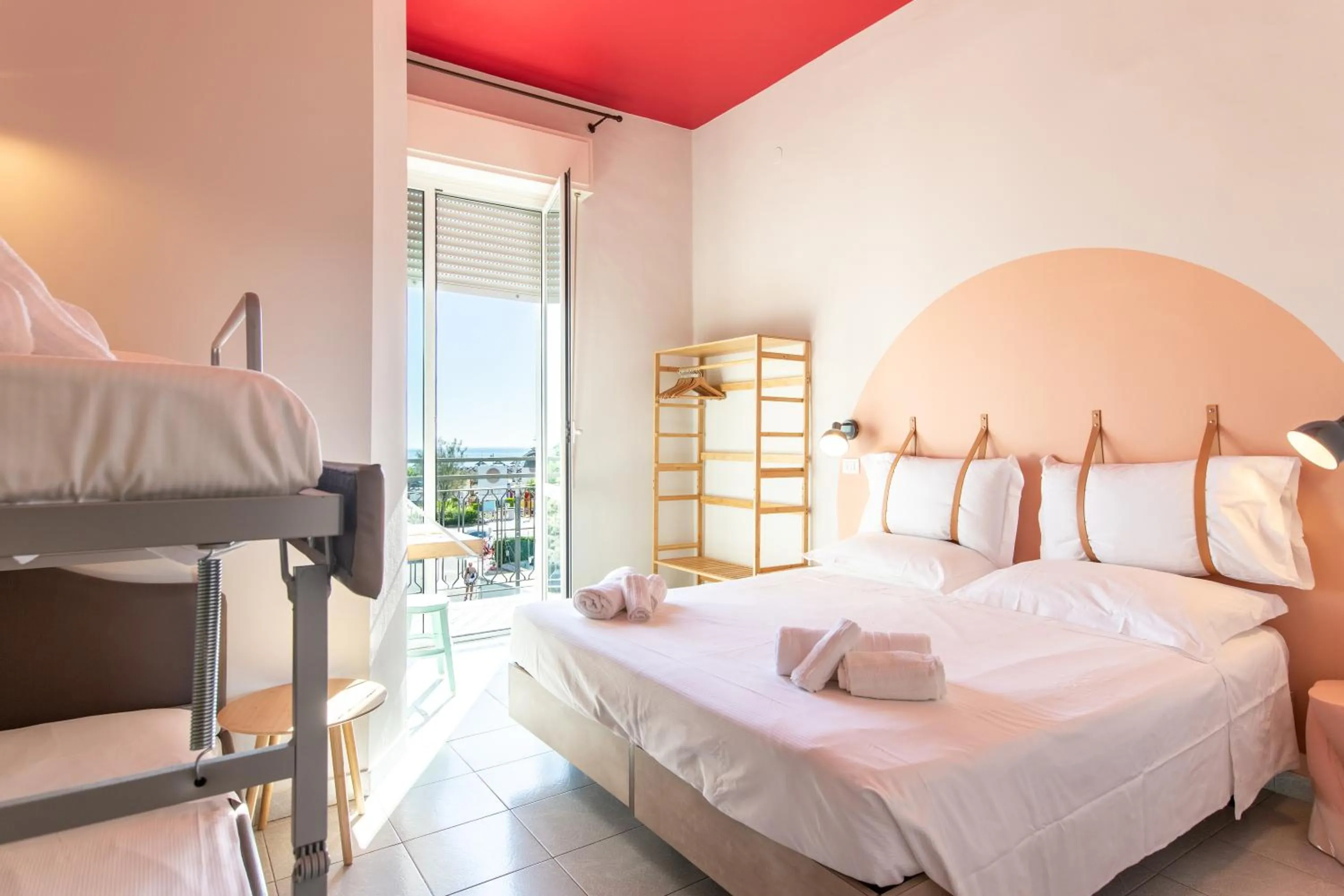 Bed in Hotel Belvedere Rimini