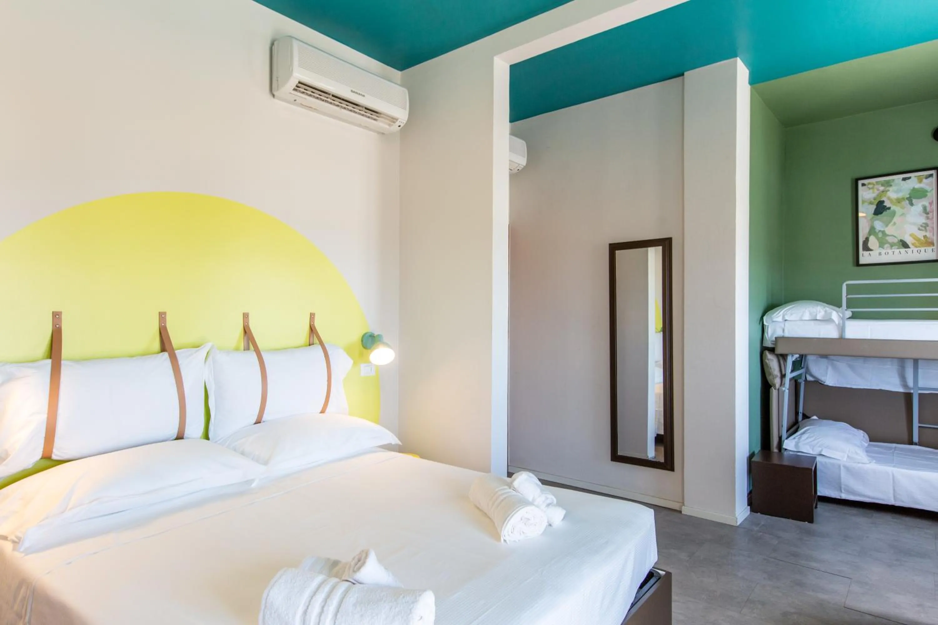 Bed in Hotel Belvedere Rimini