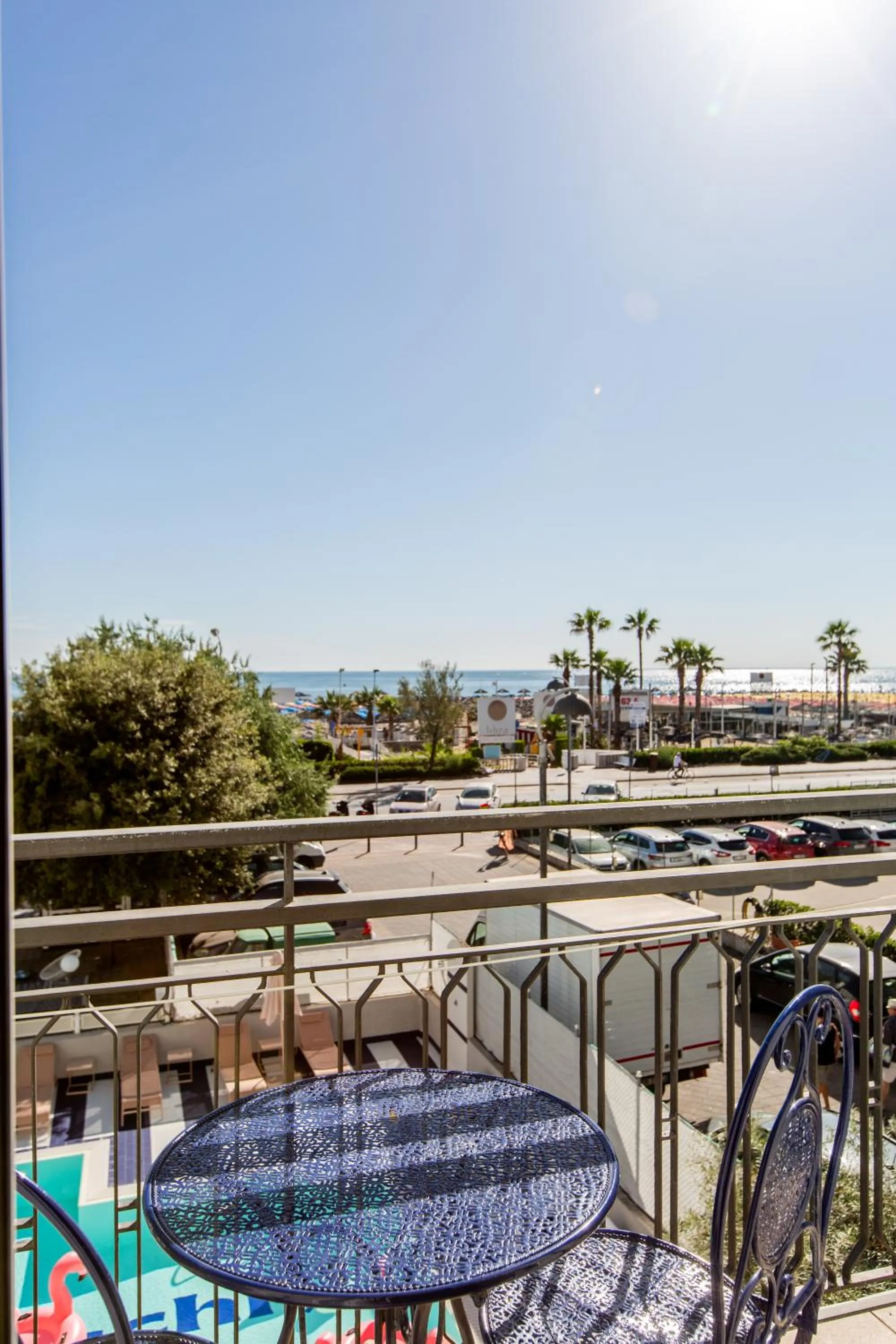 Balcony/Terrace in Hotel Belvedere Rimini