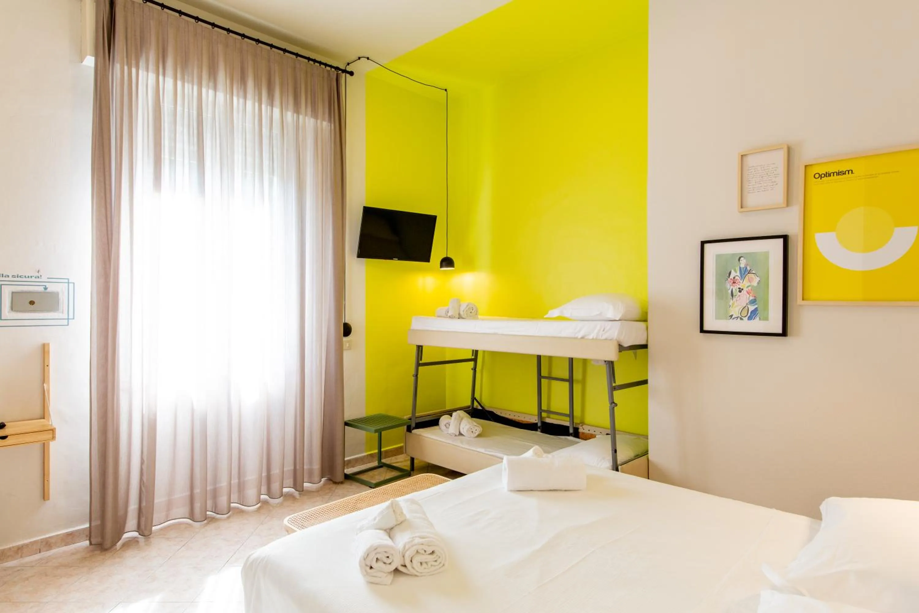 Bed in Hotel Belvedere Rimini