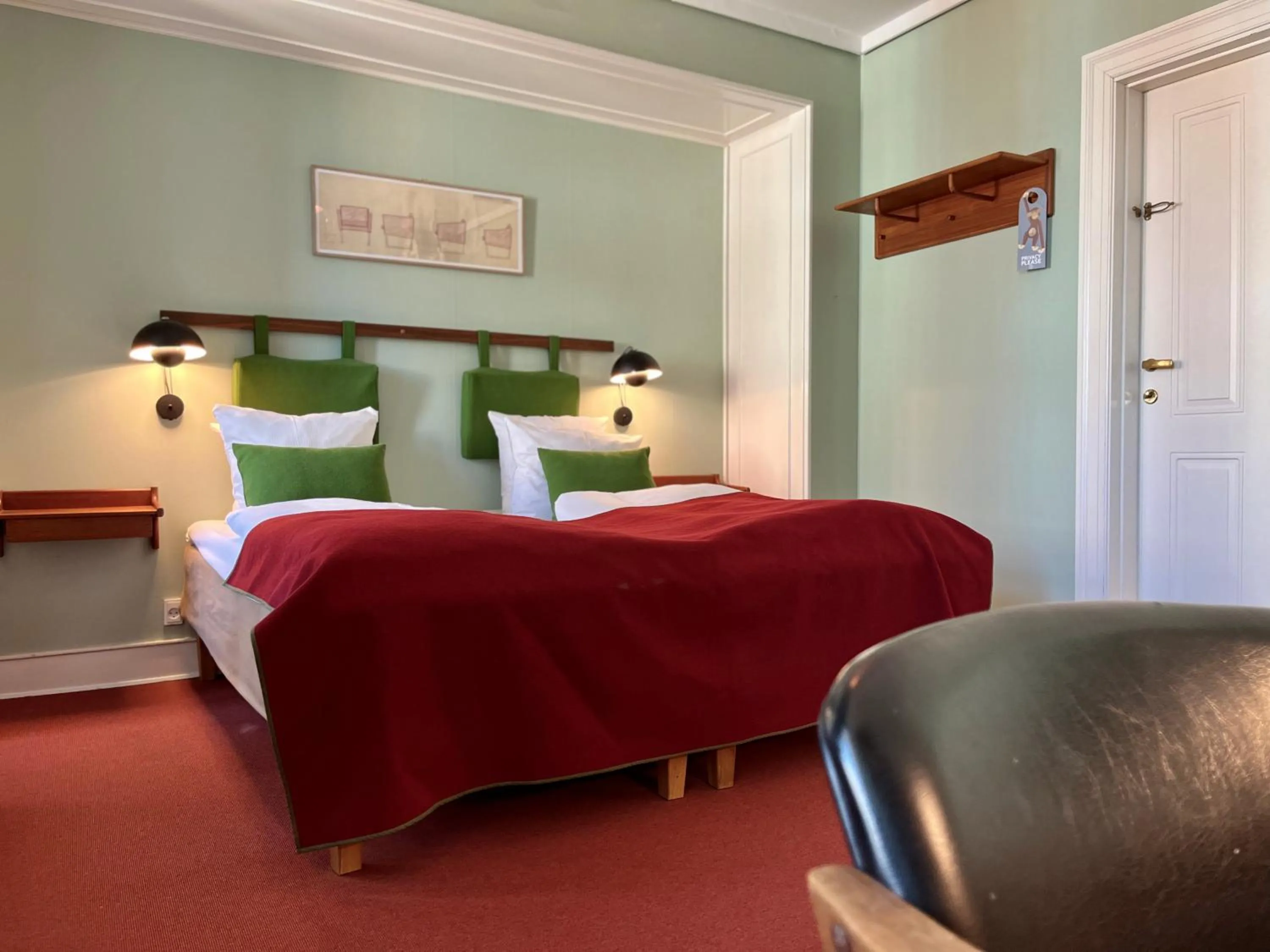 Bed in Hotel Alexandra