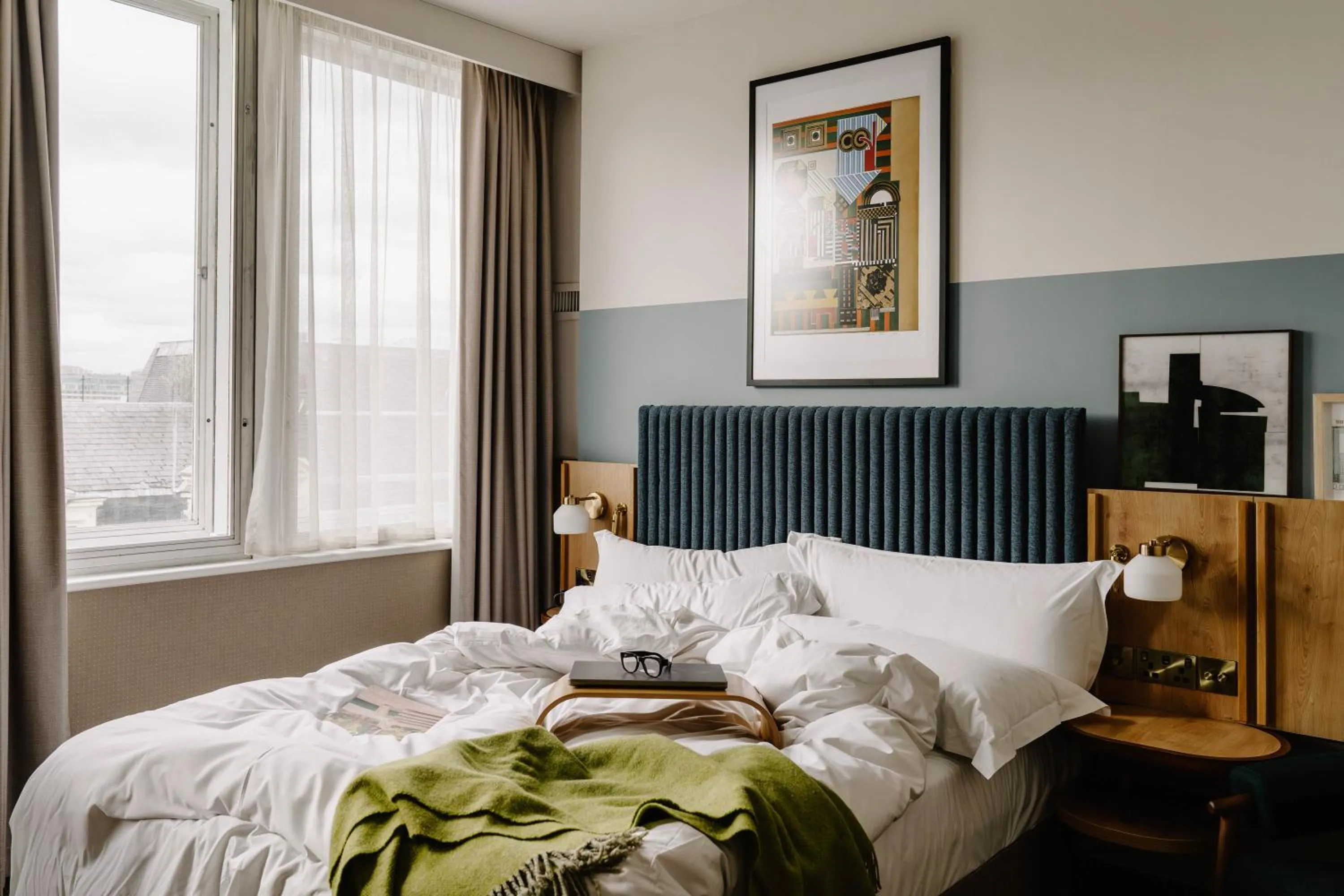 Bed in Club Quarters Hotel St Paul's, London