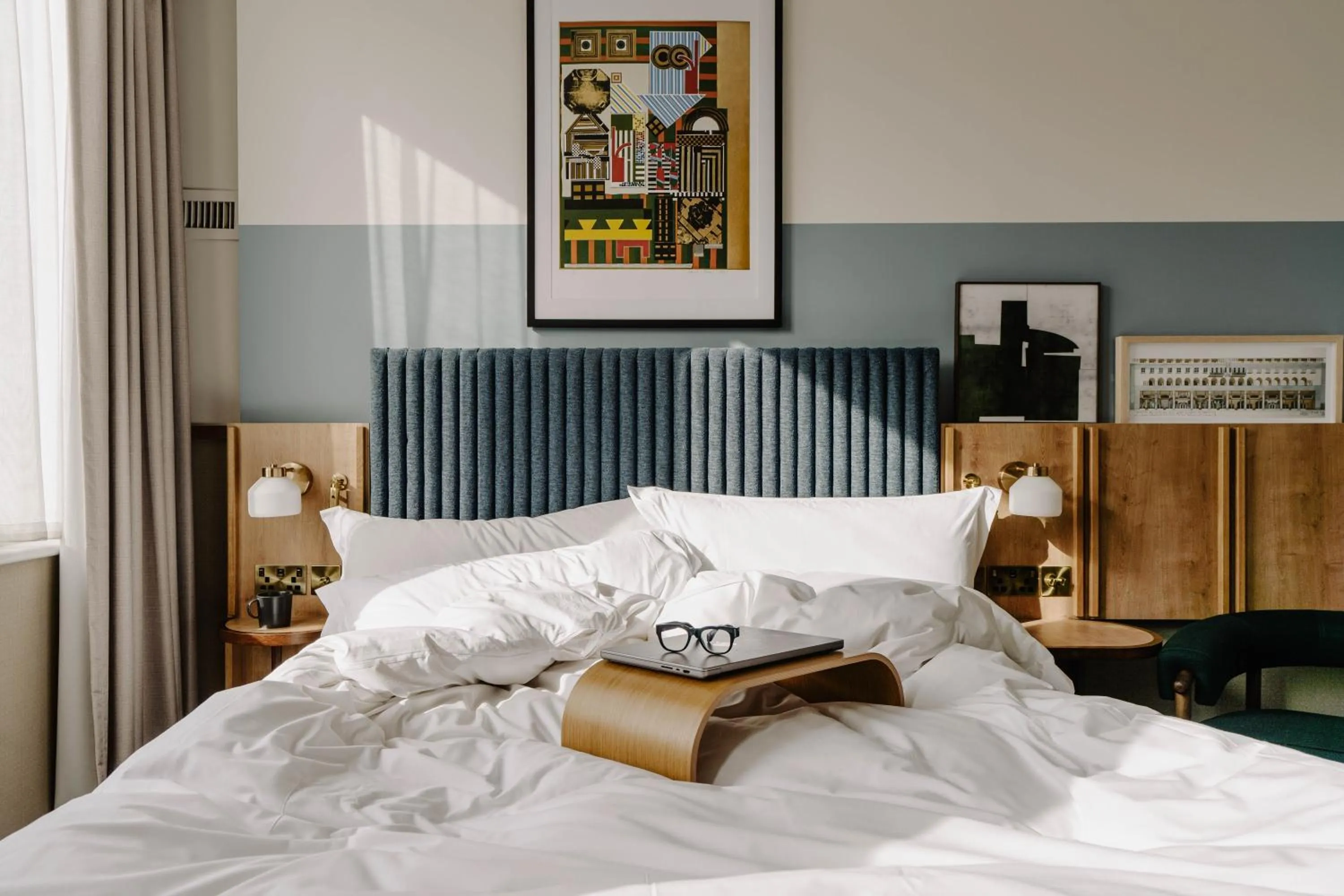 Bed in Club Quarters Hotel St Paul's, London