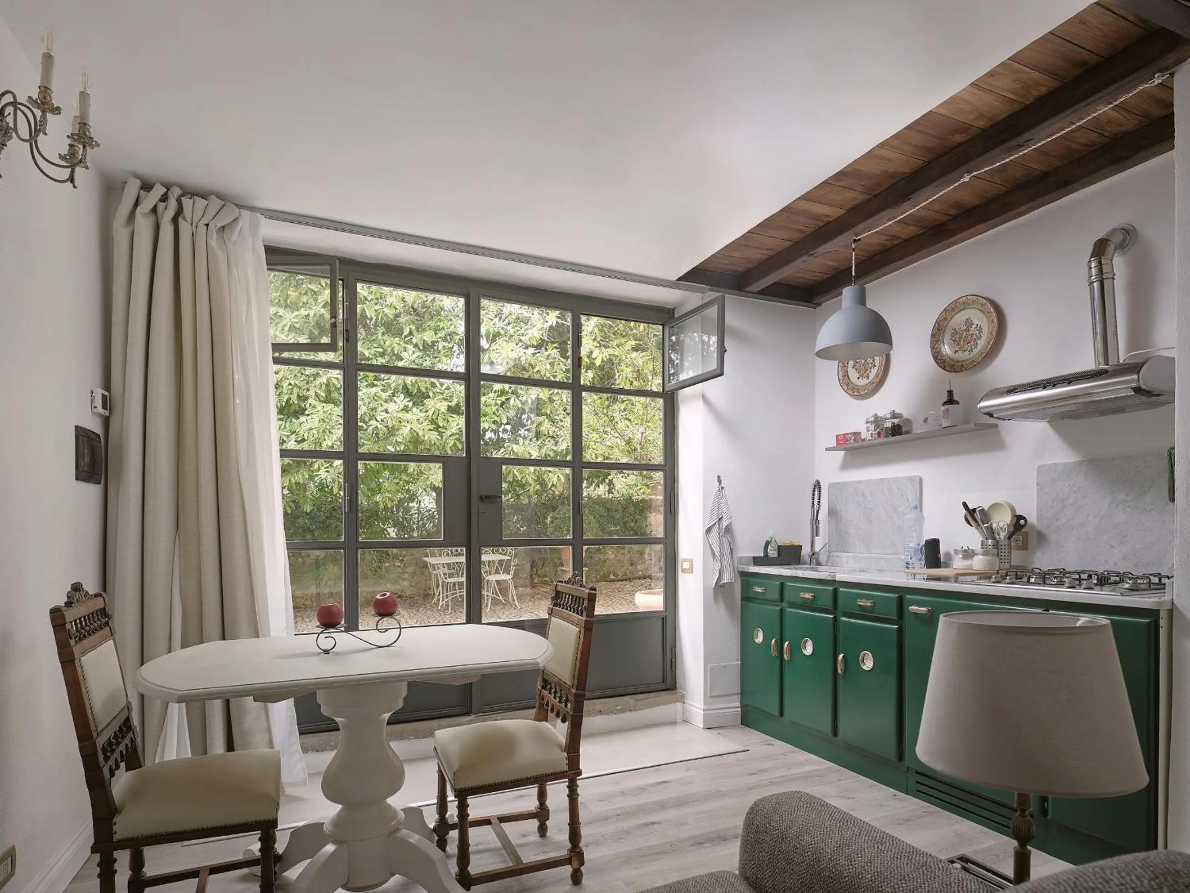 Kitchen or kitchenette in Agriturismo Castello Santa Margherita