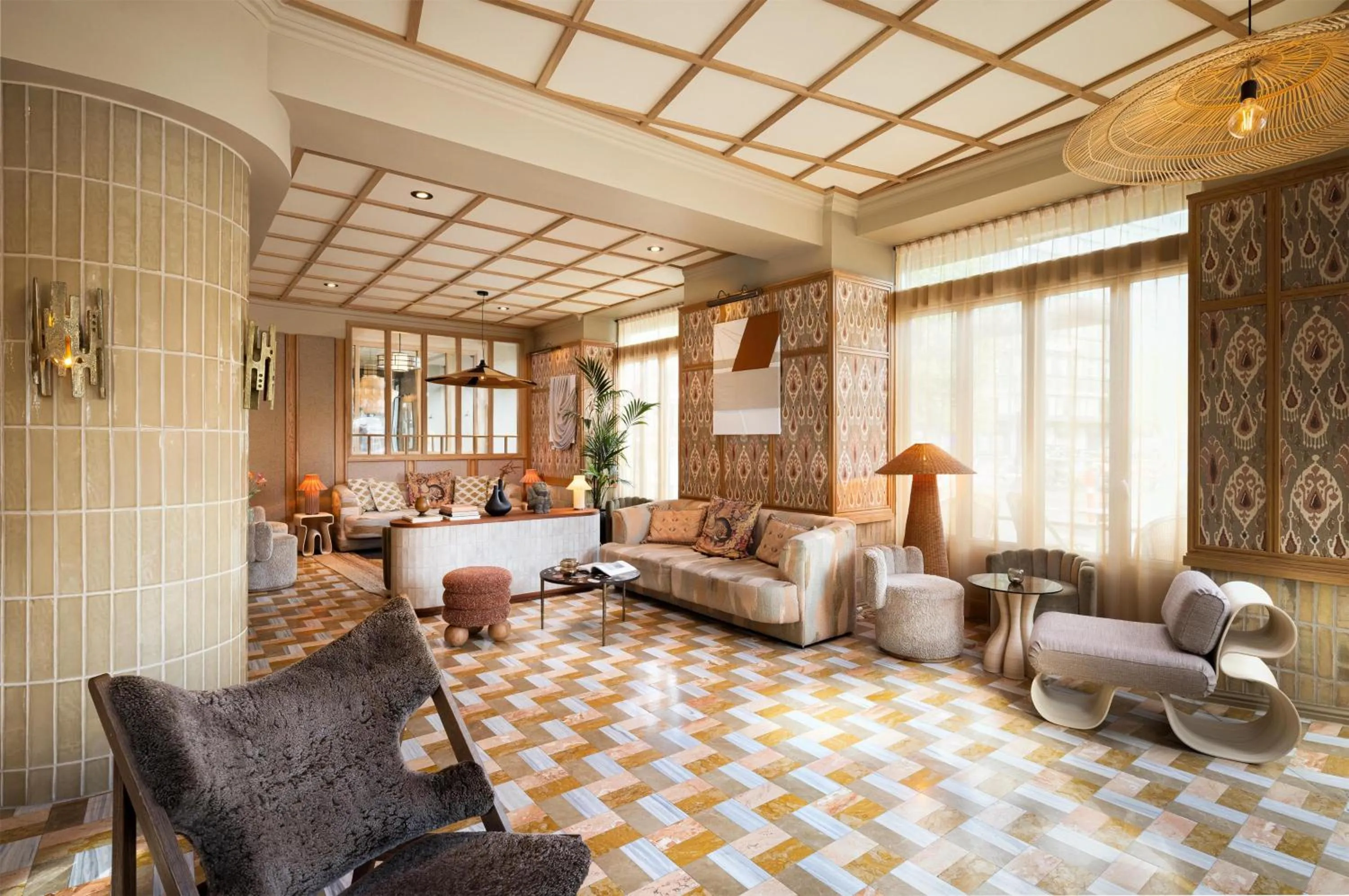 Lounge or bar in NH Copenhagen Grand Joanne