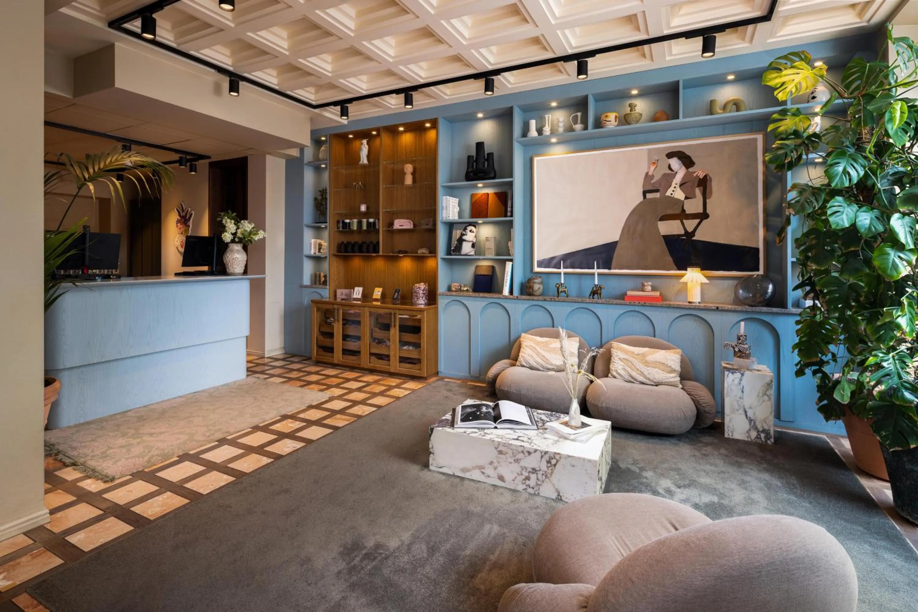 Lobby or reception in NH Copenhagen Grand Joanne