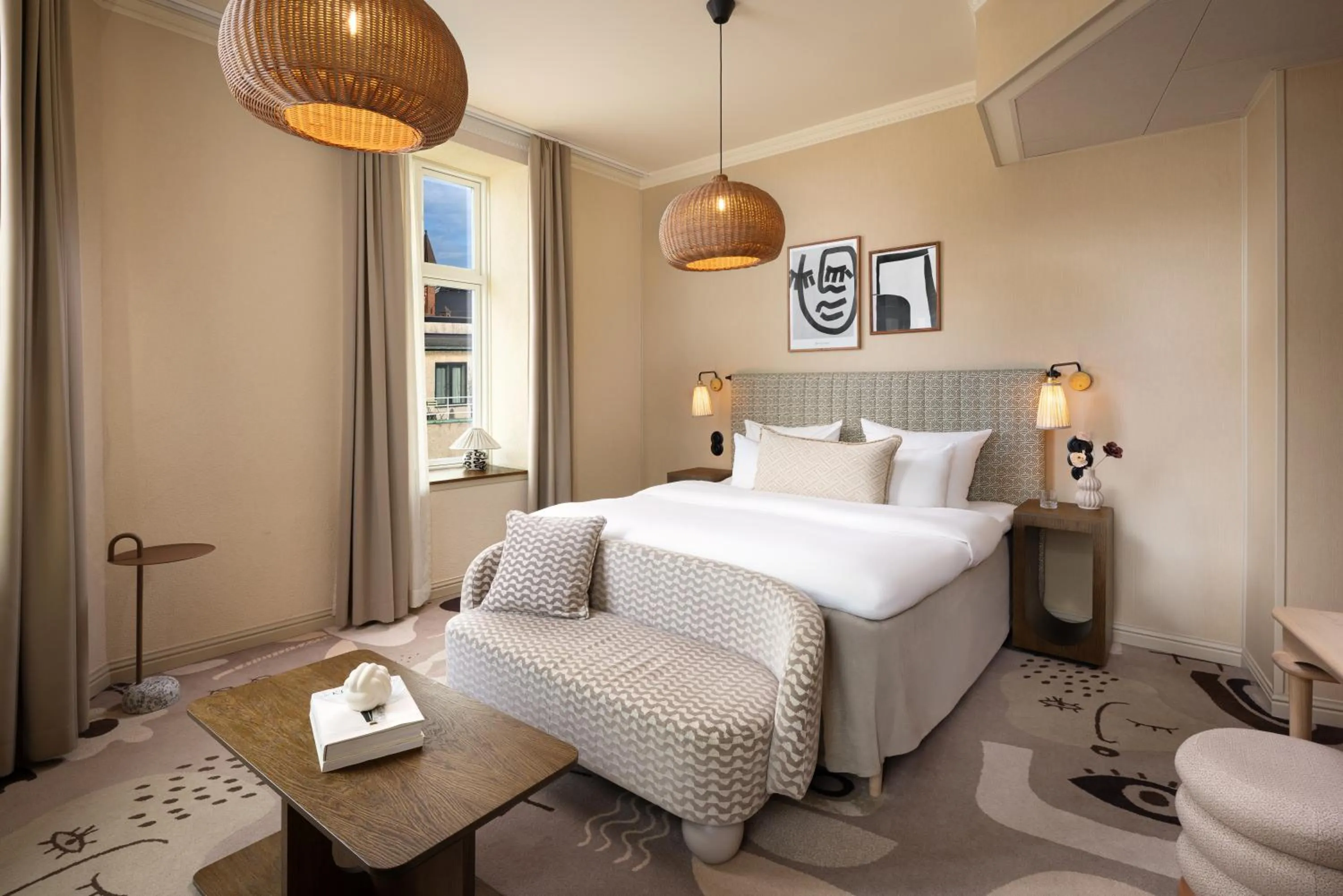 Bed in NH Copenhagen Grand Joanne