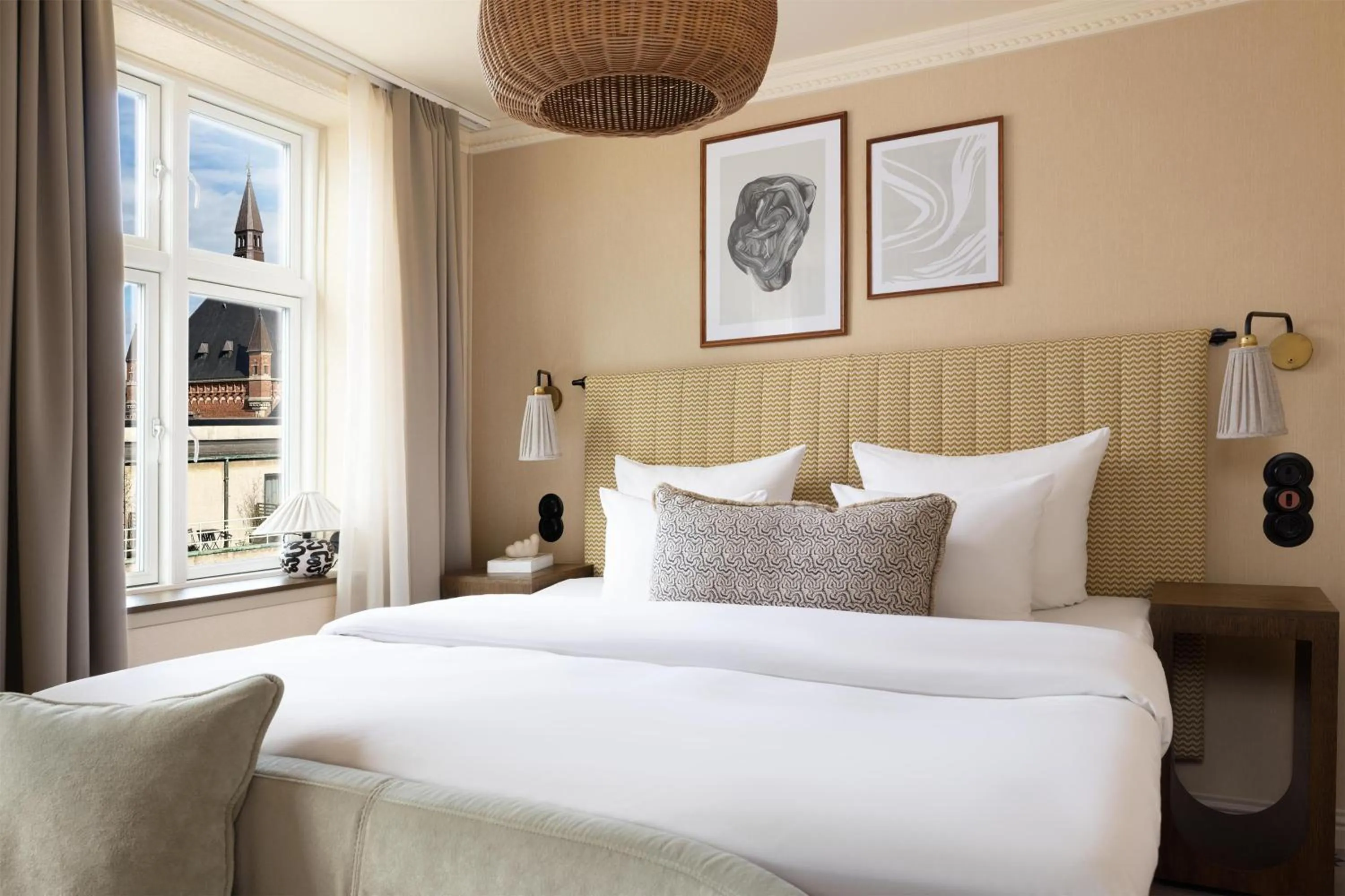 Bedroom, Bed in NH Copenhagen Grand Joanne