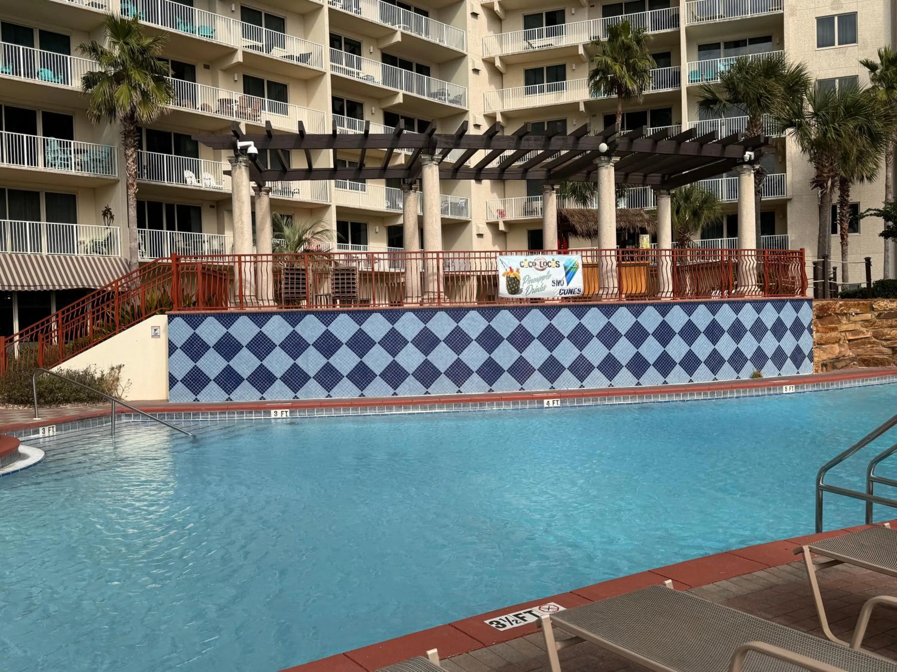 Pool view in Shores of Panama Resort
