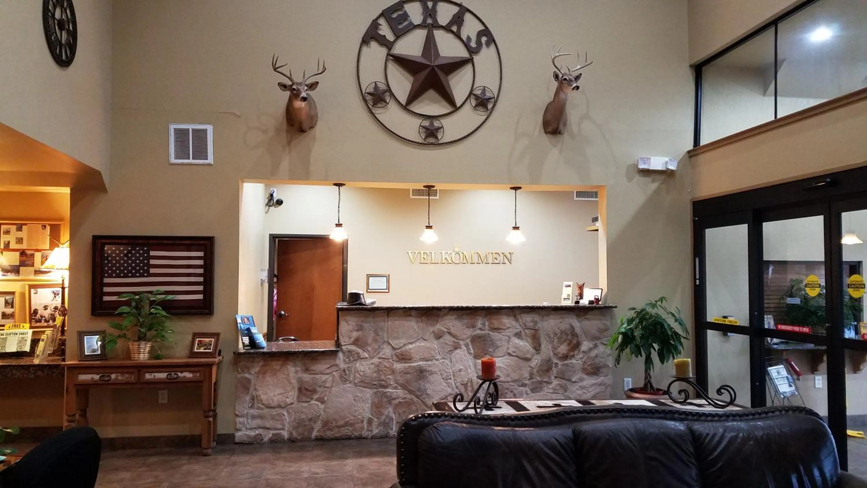 Lobby or reception in Velkommen Inn