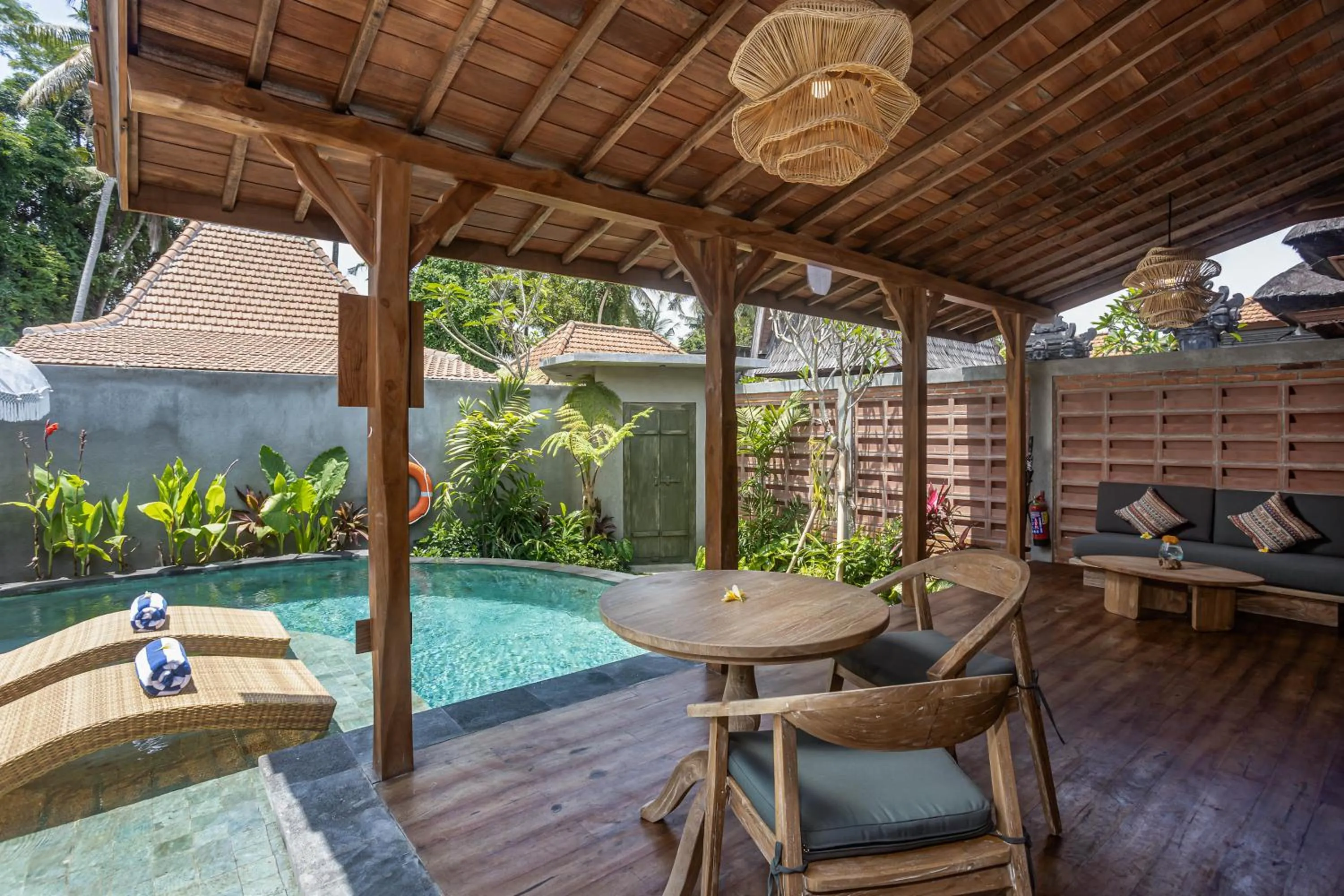 Balcony/Terrace in Yana Villas Kemenuh by GenuineHost